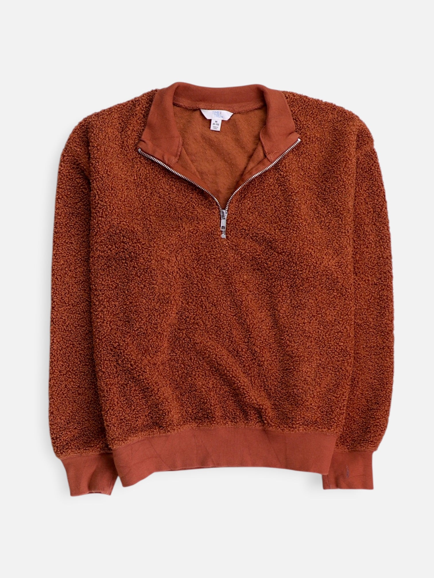 TIME THRU Sueter Fleece Casual - Mujer - Medium