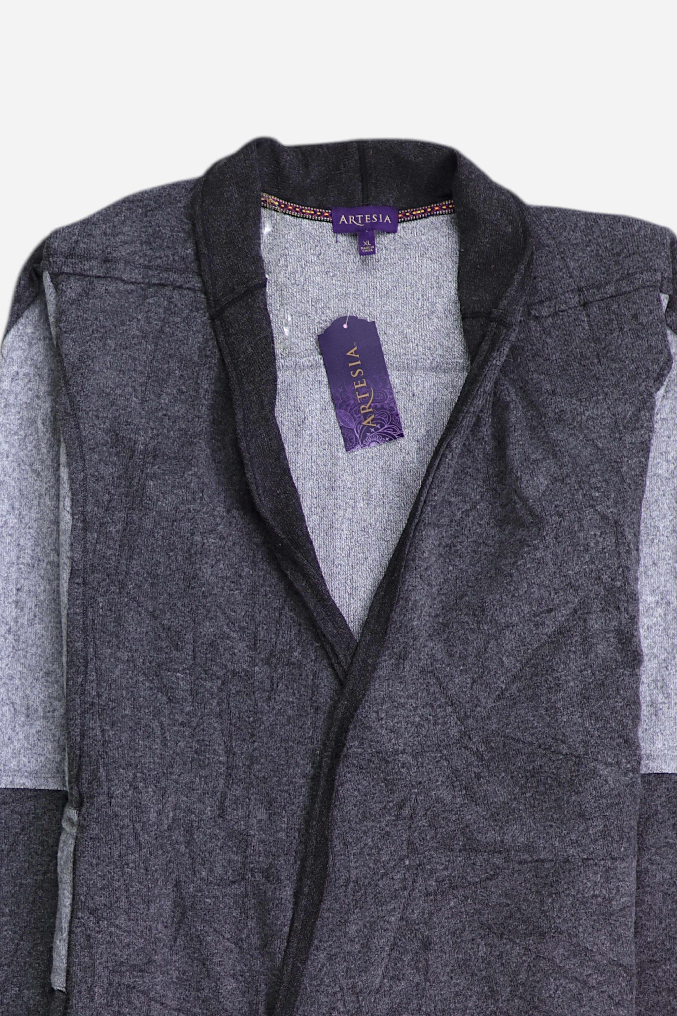 Sueter Cardigan Color Block - Mujer - XL