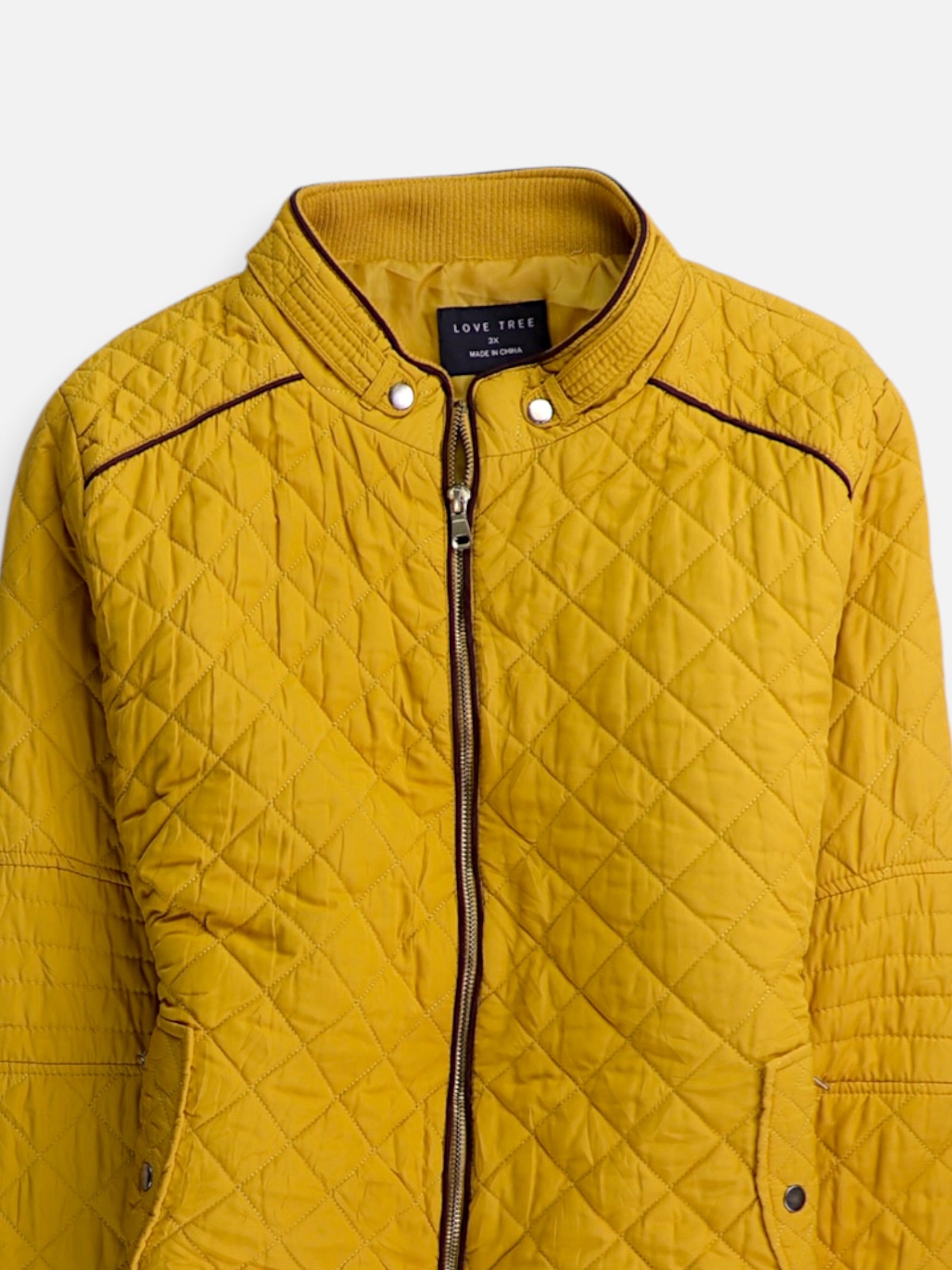 LOVE TREE Chaqueta Puffer Impermeable - Mujer - 3XL