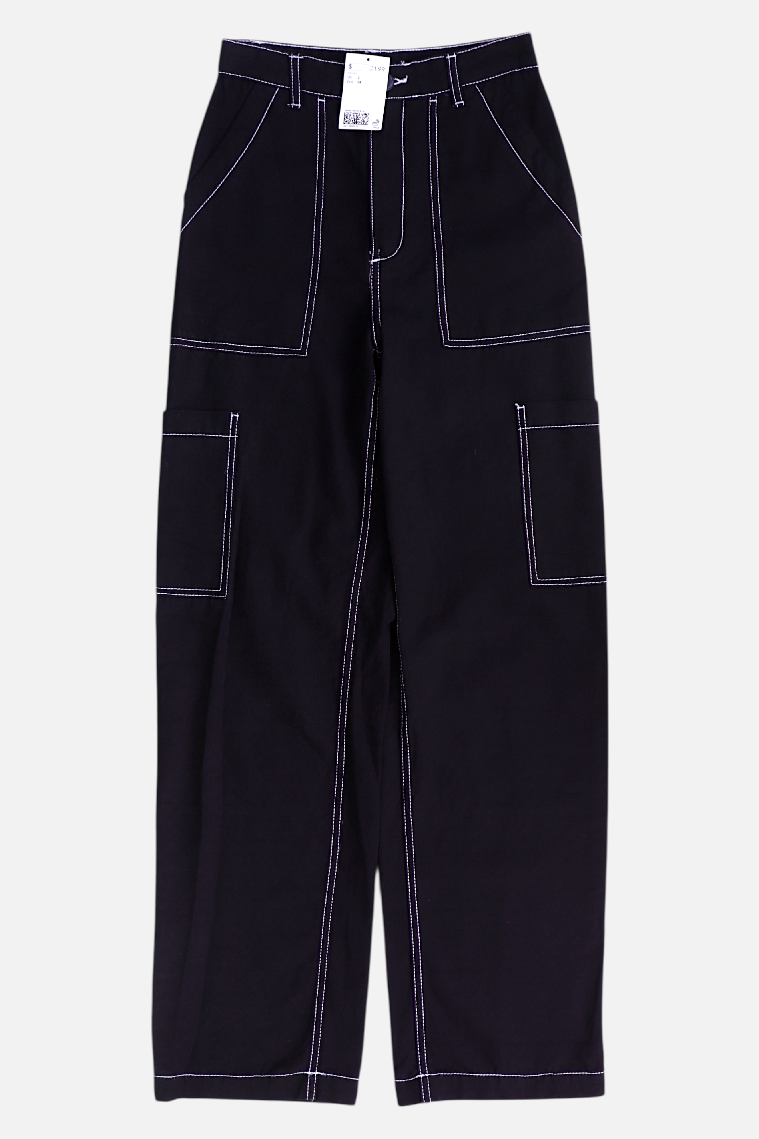 H&M Jean Regular Fit Cargo - Mujer - 2