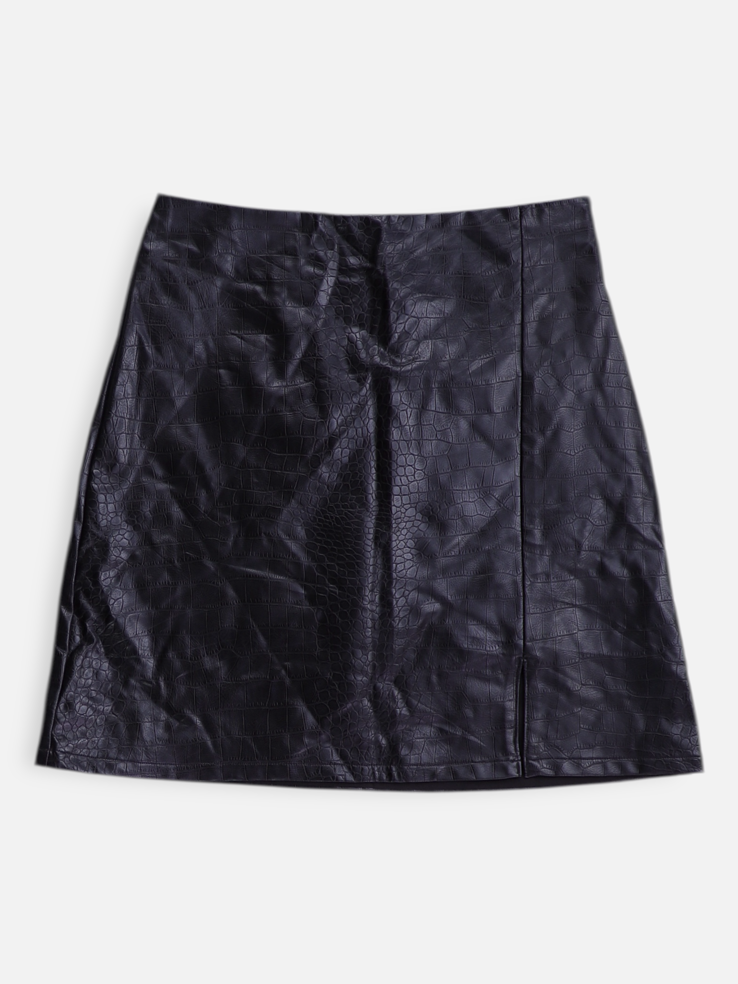 EXPRESS Falda Cuero - Mujer - 0