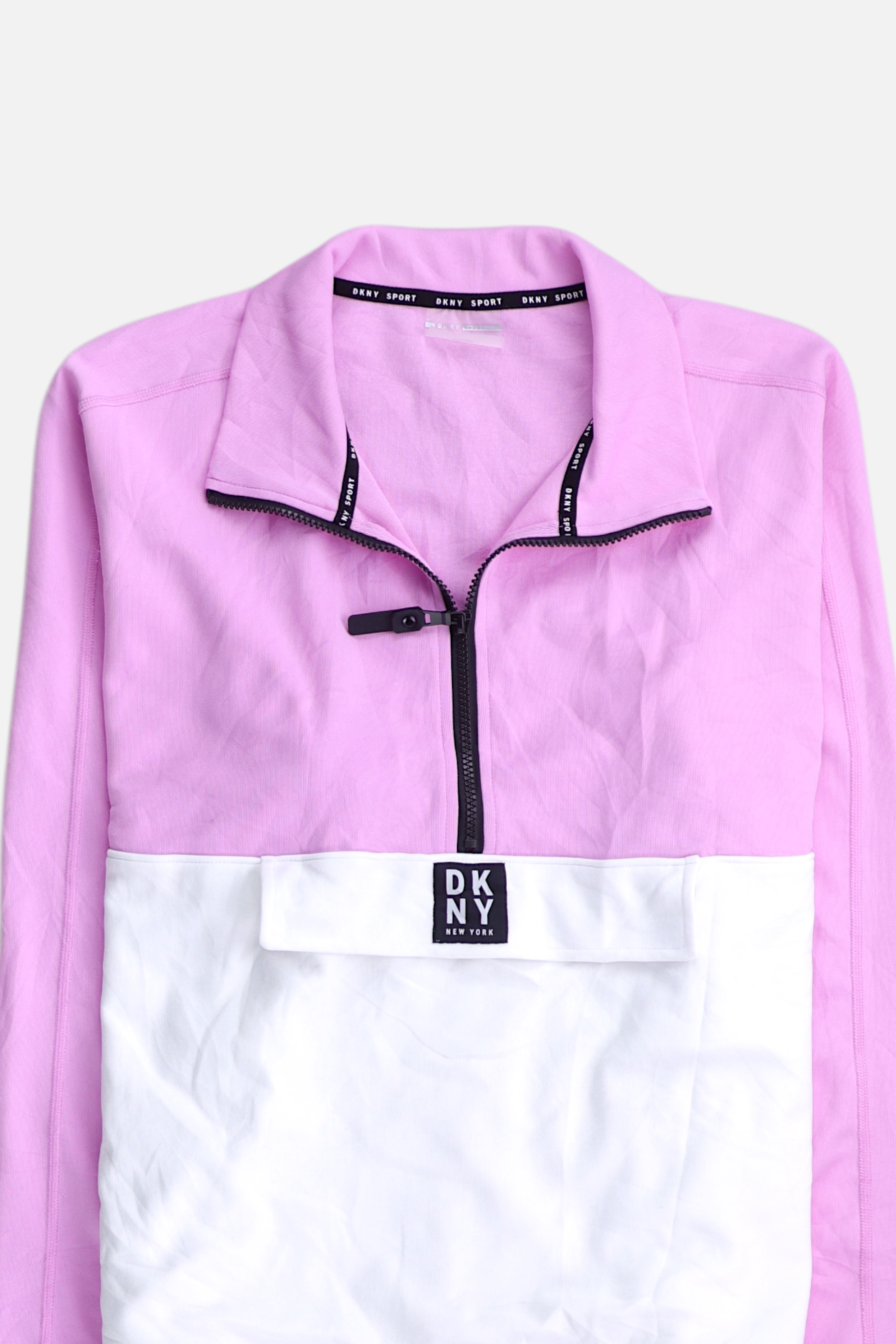 DKNY Sudadera Fleece Color Block - Mujer - XL