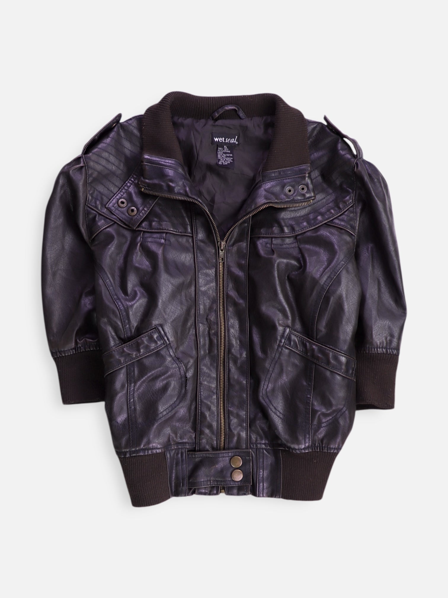 Chaqueta Casual Cuero - Mujer - XL