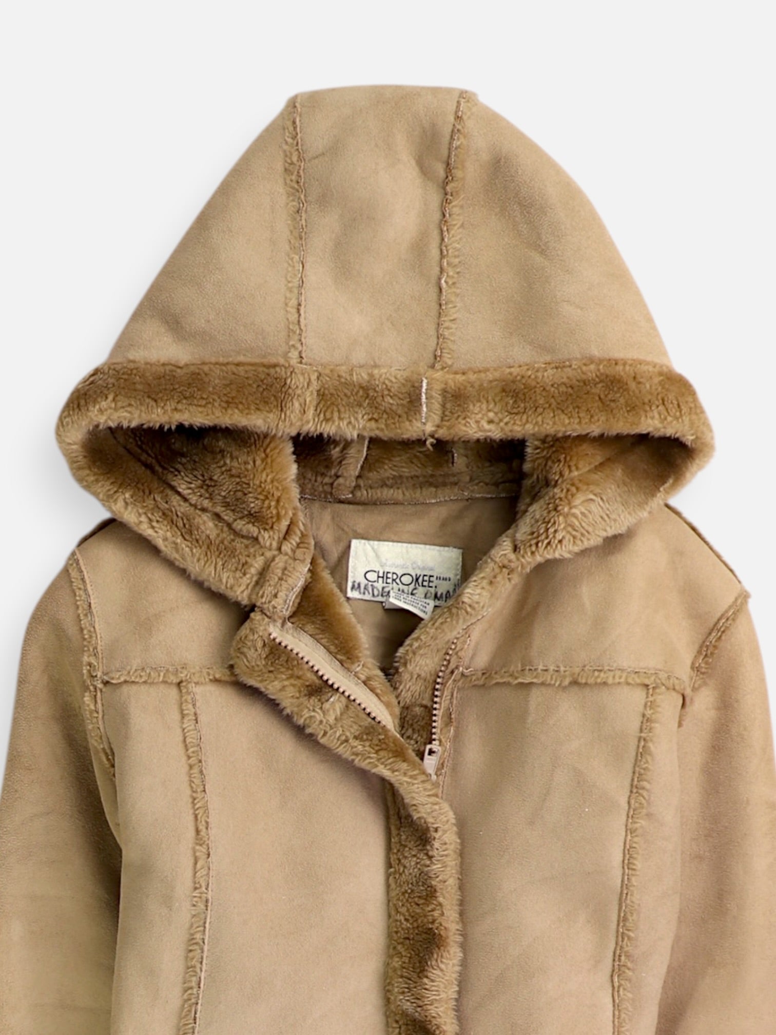 Abrigo Casual Suede - Niña - Small - 5-6Y (Años)