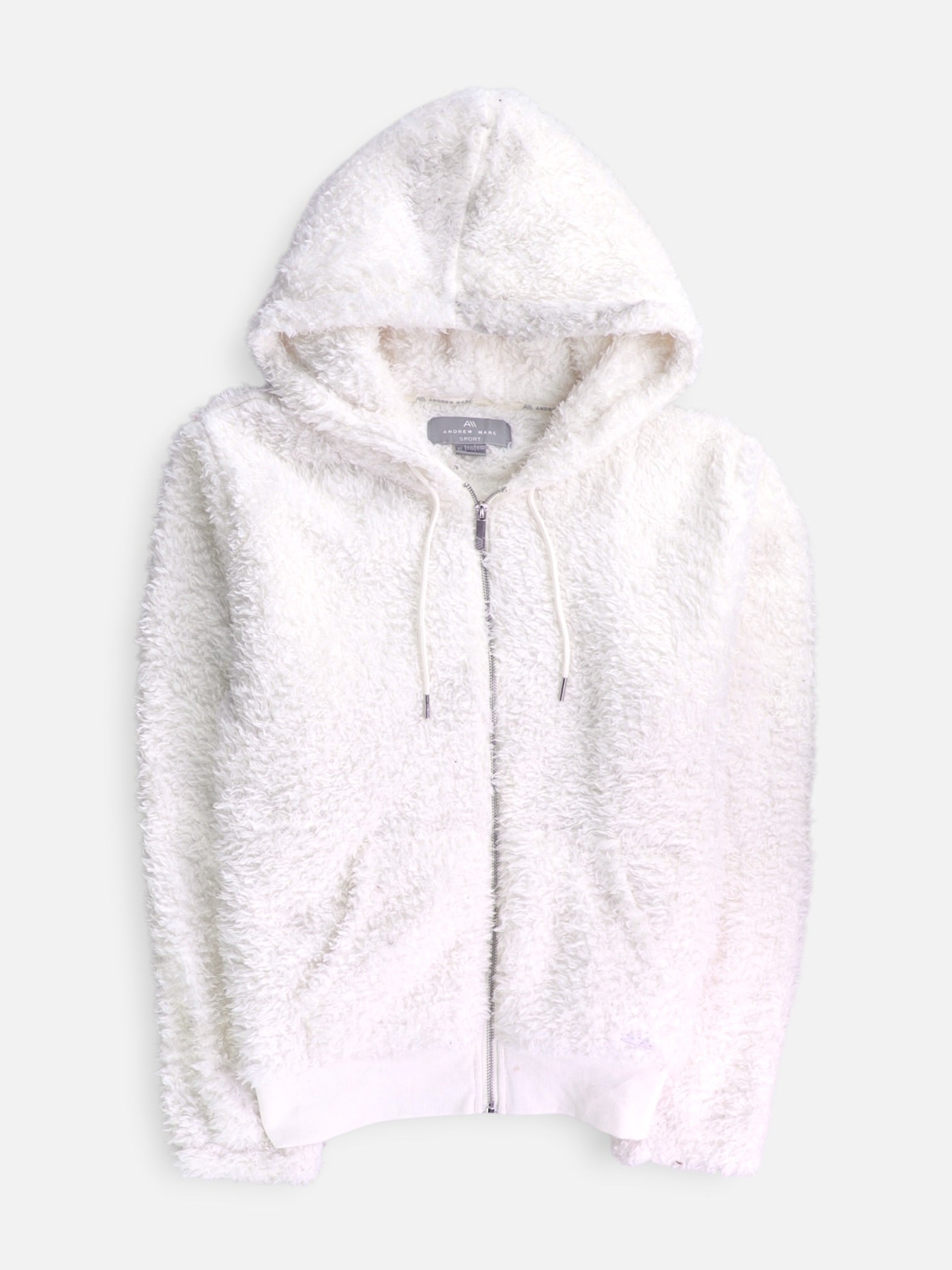 ANDREW MARC Sudadera Hoodie Teddy - Hombre - XL