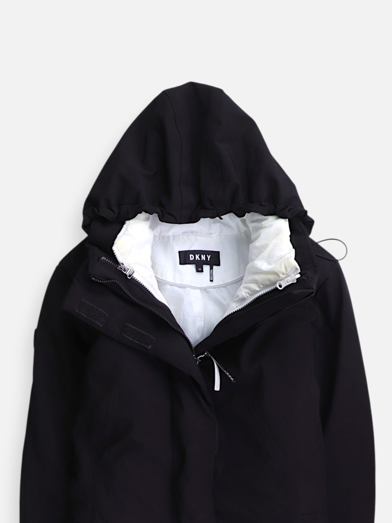 DKNY Abrigo Impermeable Casual - Mujer - Large