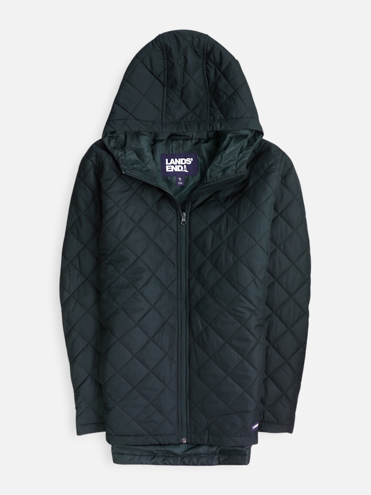 LANDS END Chaqueta Puffer Basic - Mujer - XL