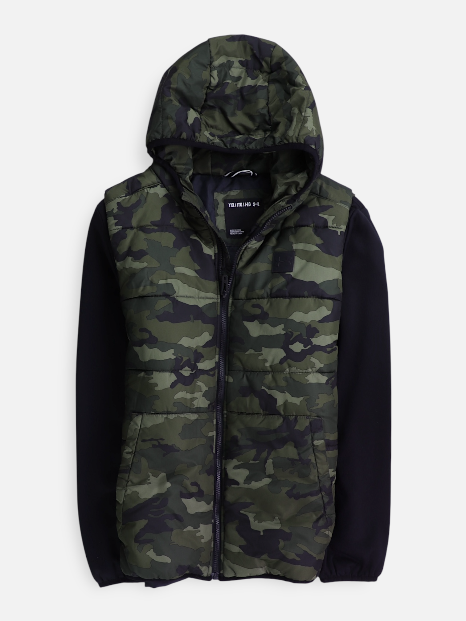 Under Armour Chaqueta Puffer Militar - Niño - XL - 15-14Y (Años)