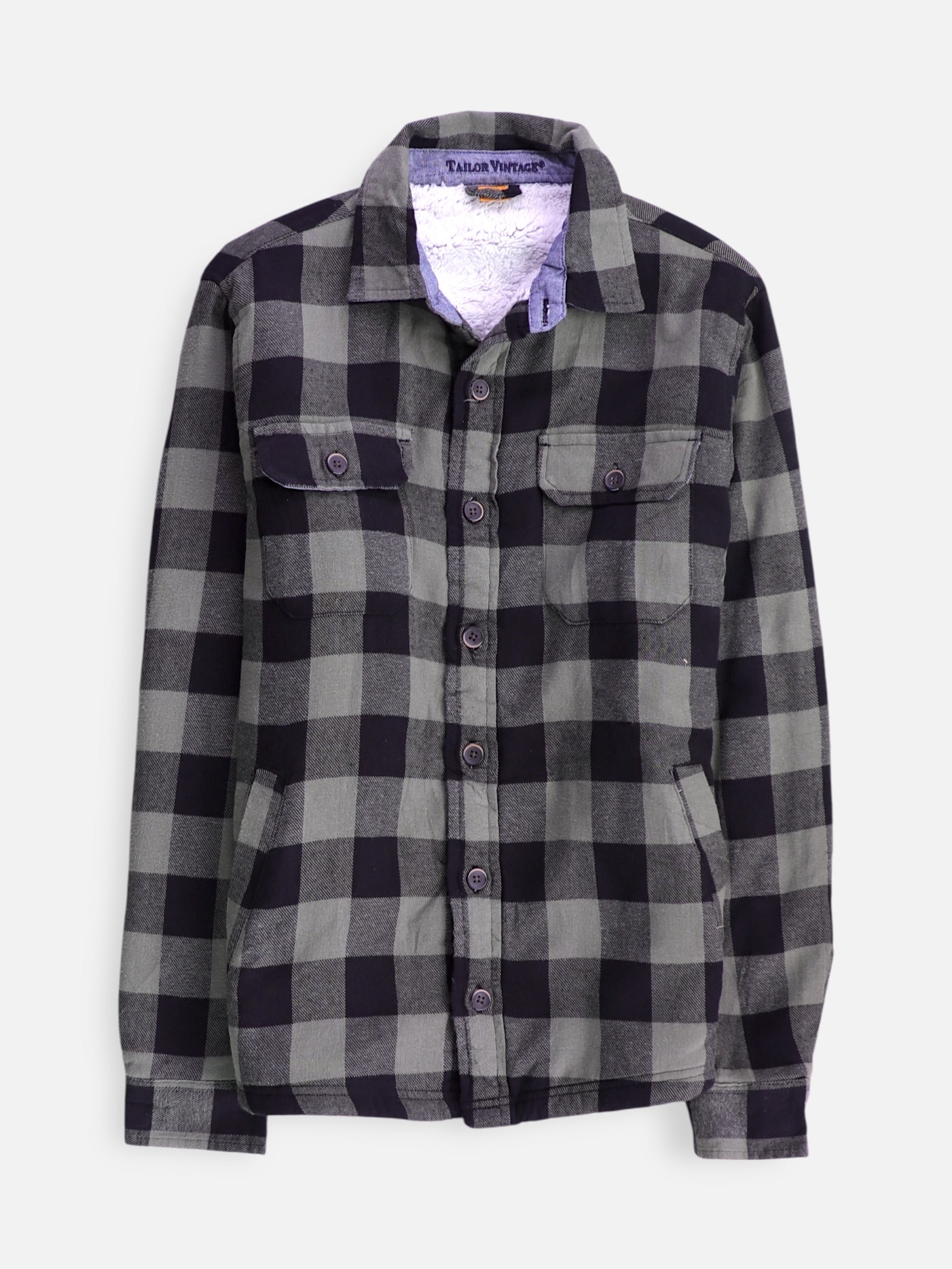 Chaqueta Sobrecamisa Color Block - Hombre - Small