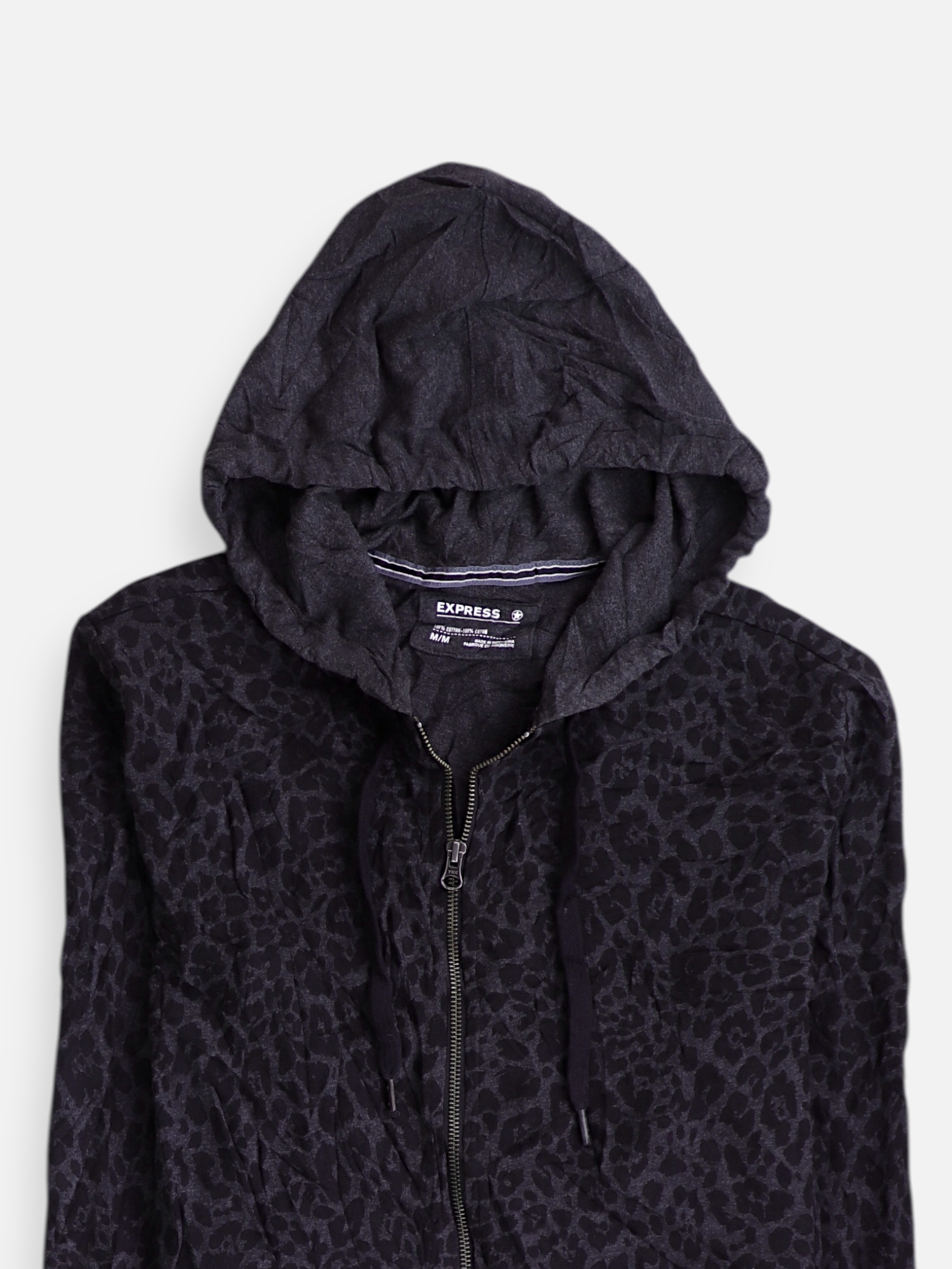 EXPRESS Sudadera Hoodie Basic - Hombre - Medium