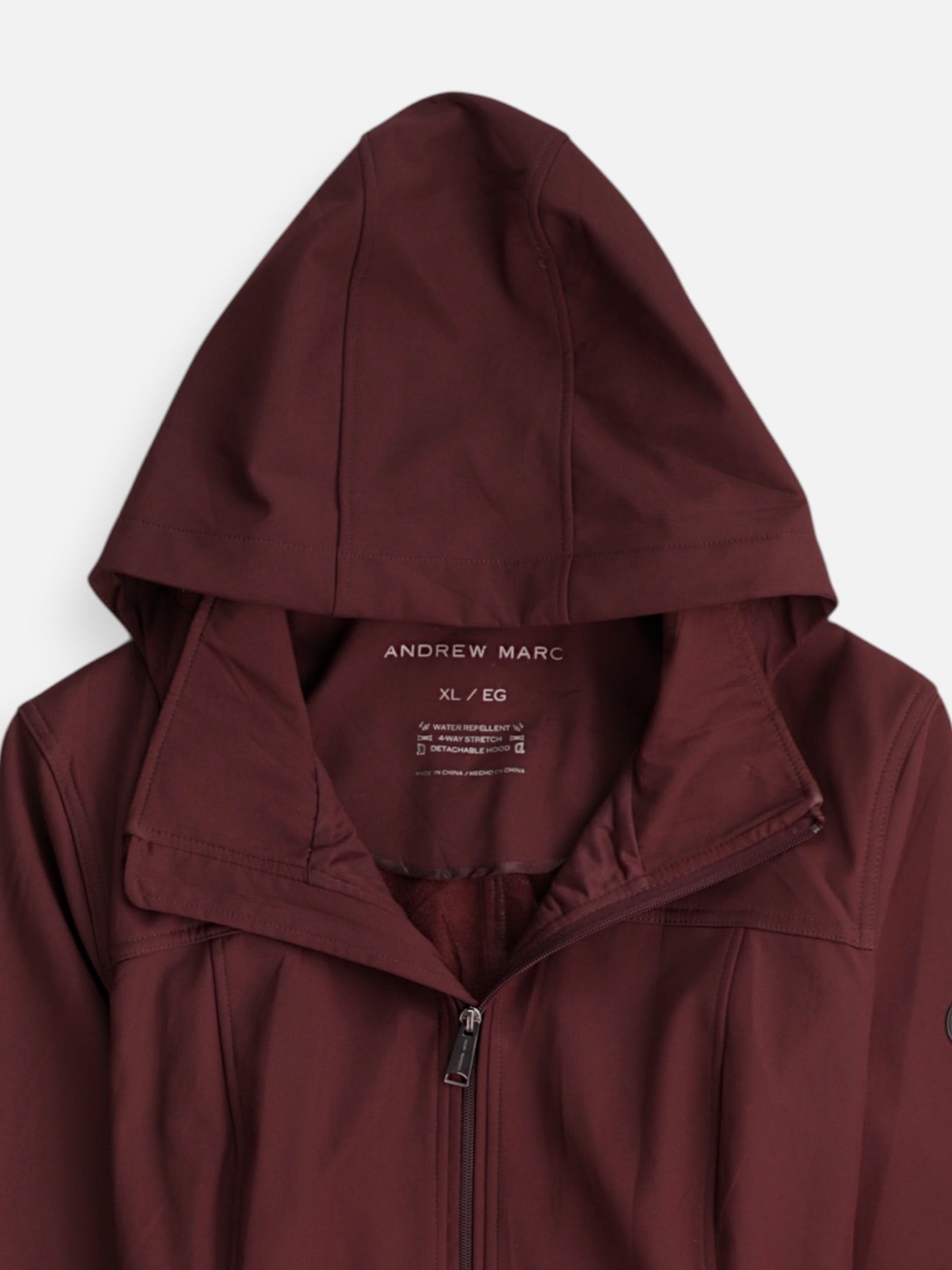 ANDREW MARC Sudadera Hoodie Basic - Mujer - XL