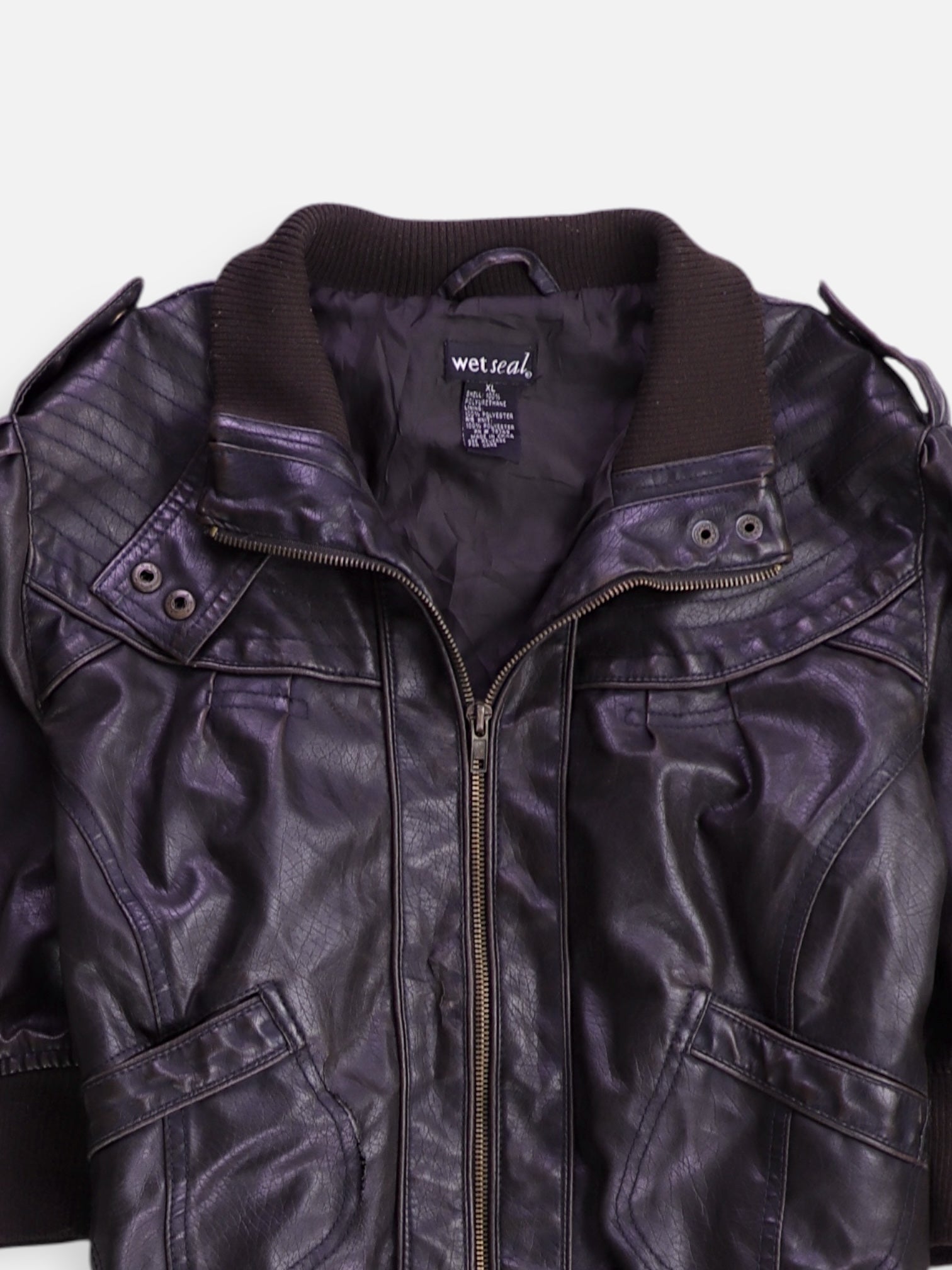 Chaqueta Casual Cuero - Mujer - XL