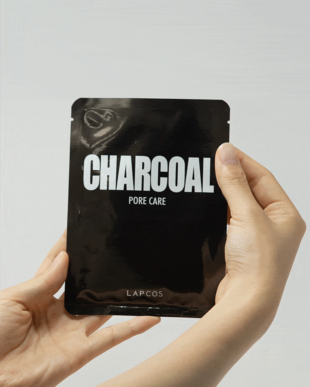 LAPCOS Facial Mask Charcoal Pore Care Facial 25 ml - Charcoal Powder, Glycolic Acid + Panthenol