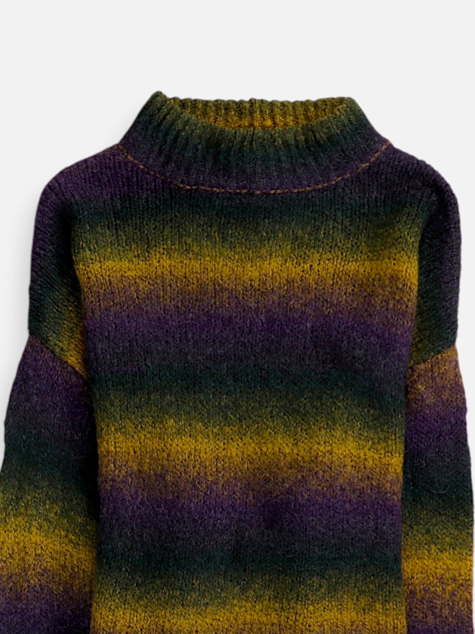Sueter Knit Color Block - Mujer - Large
