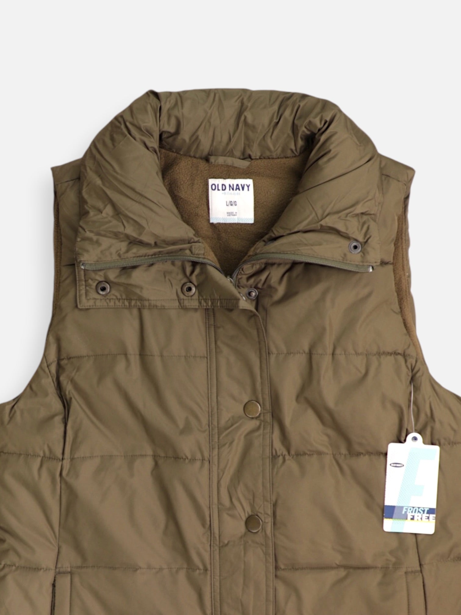 Old Navy Chaleco Impermeable - Mujer - Large