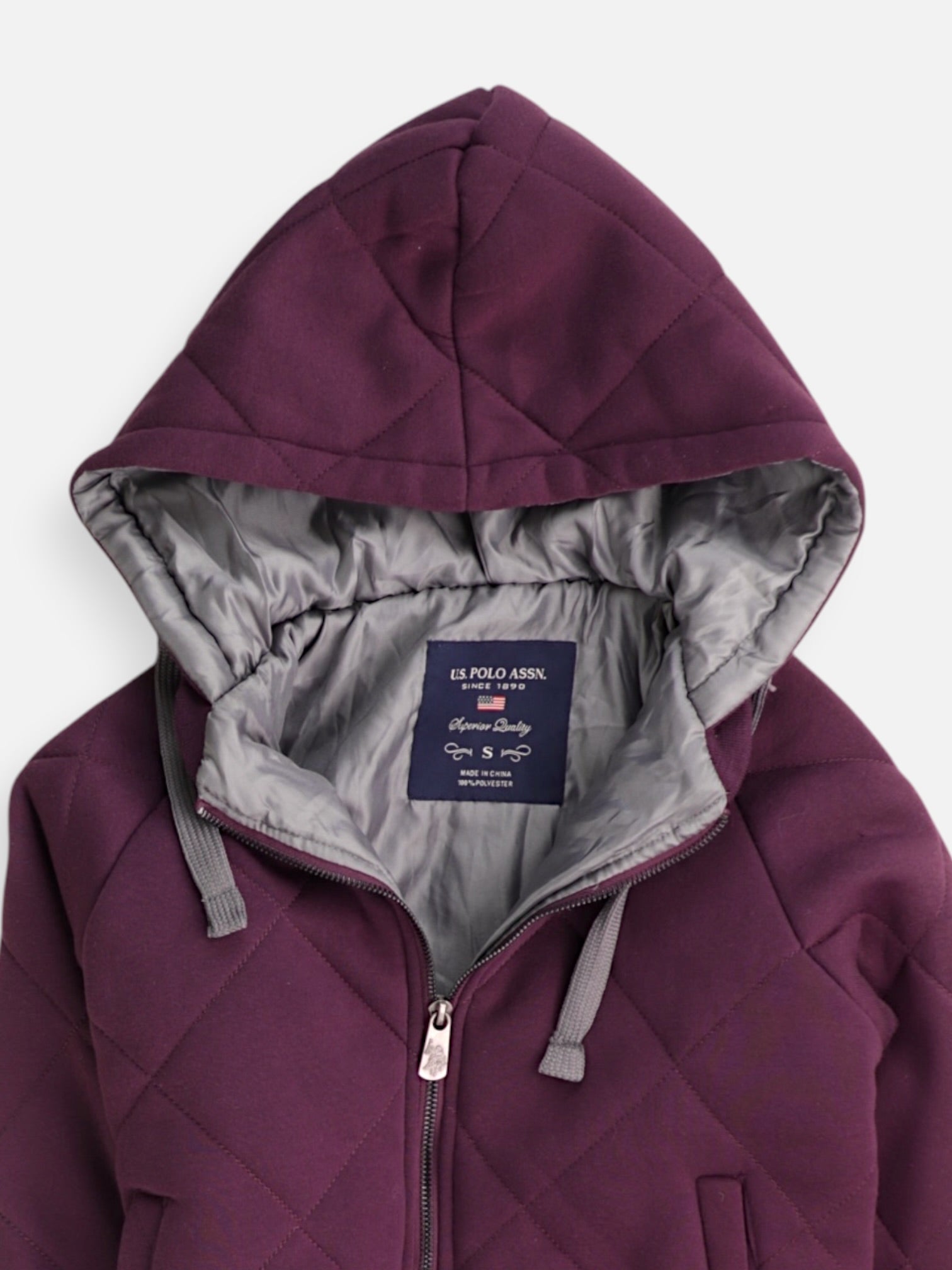 US Polo ASSN Sudadera Hoodie Crop Top - Mujer - Small