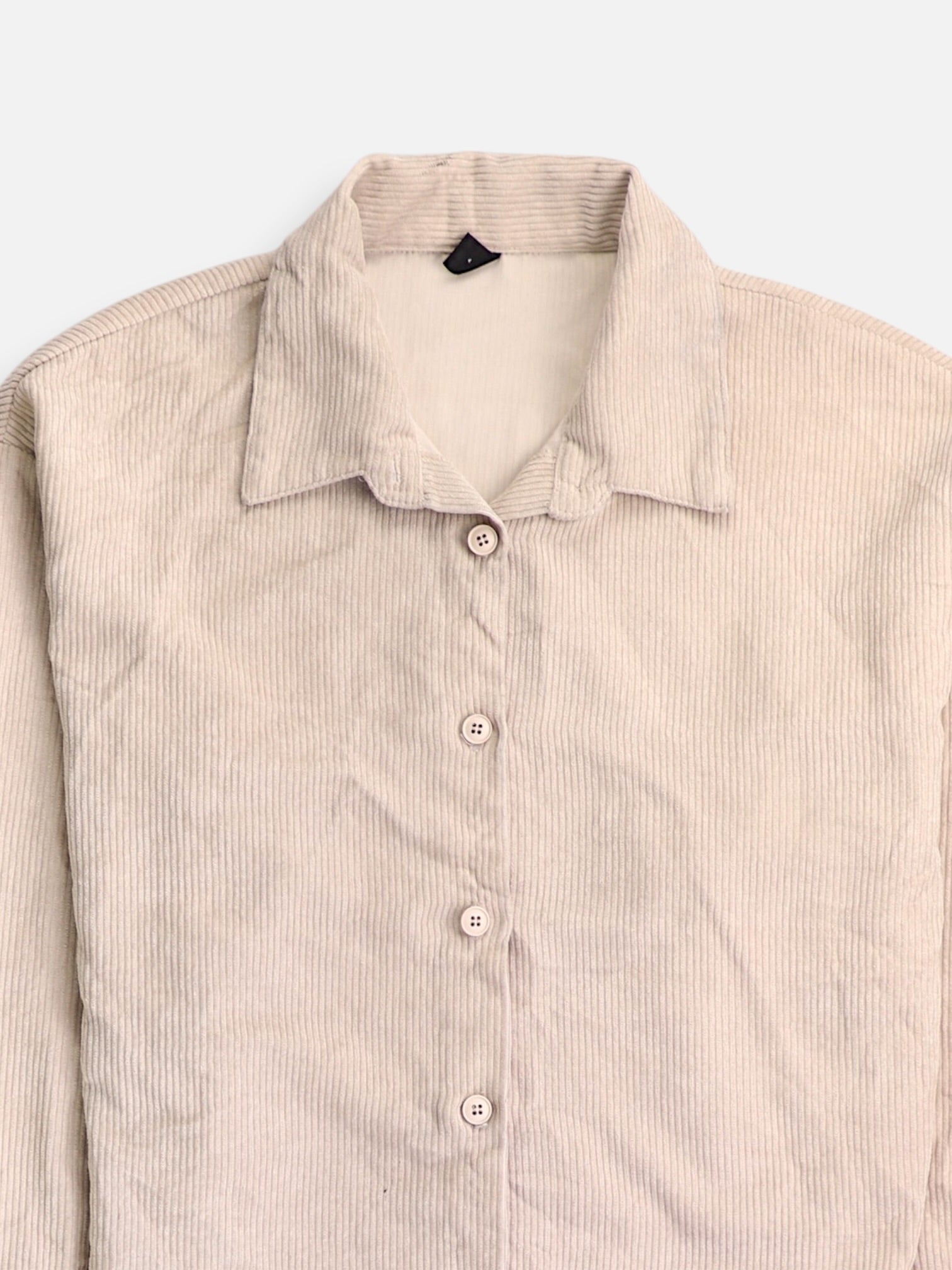 SHEIN Chaqueta Sobrecamisa Corduroy - Mujer - Large