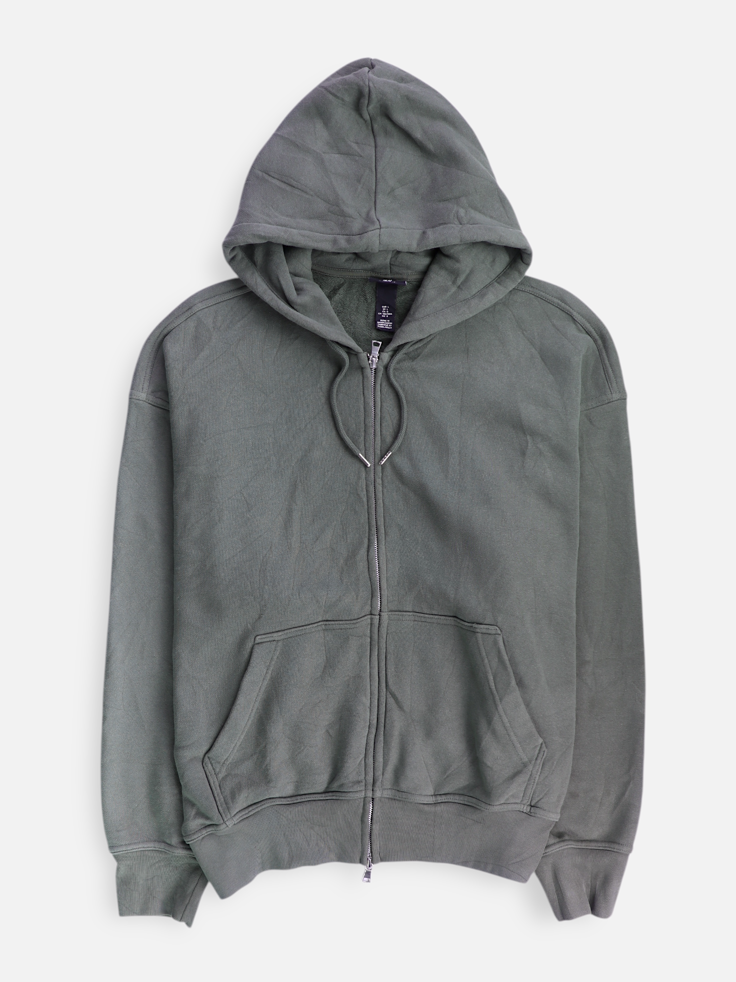 H&M Sudadera Hoodie Basic - Hombre - Large