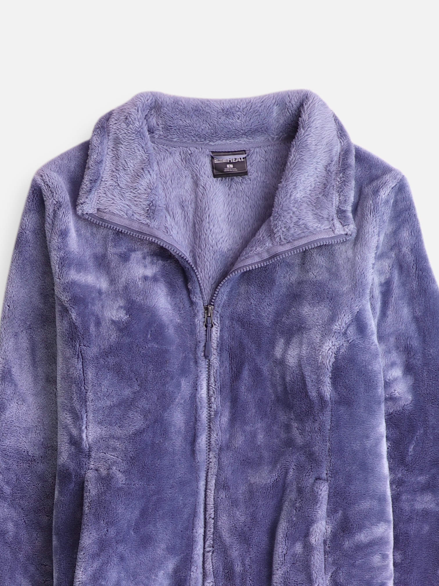 32 HEAT COOL Sueter Fleece Casual - Mujer - Large