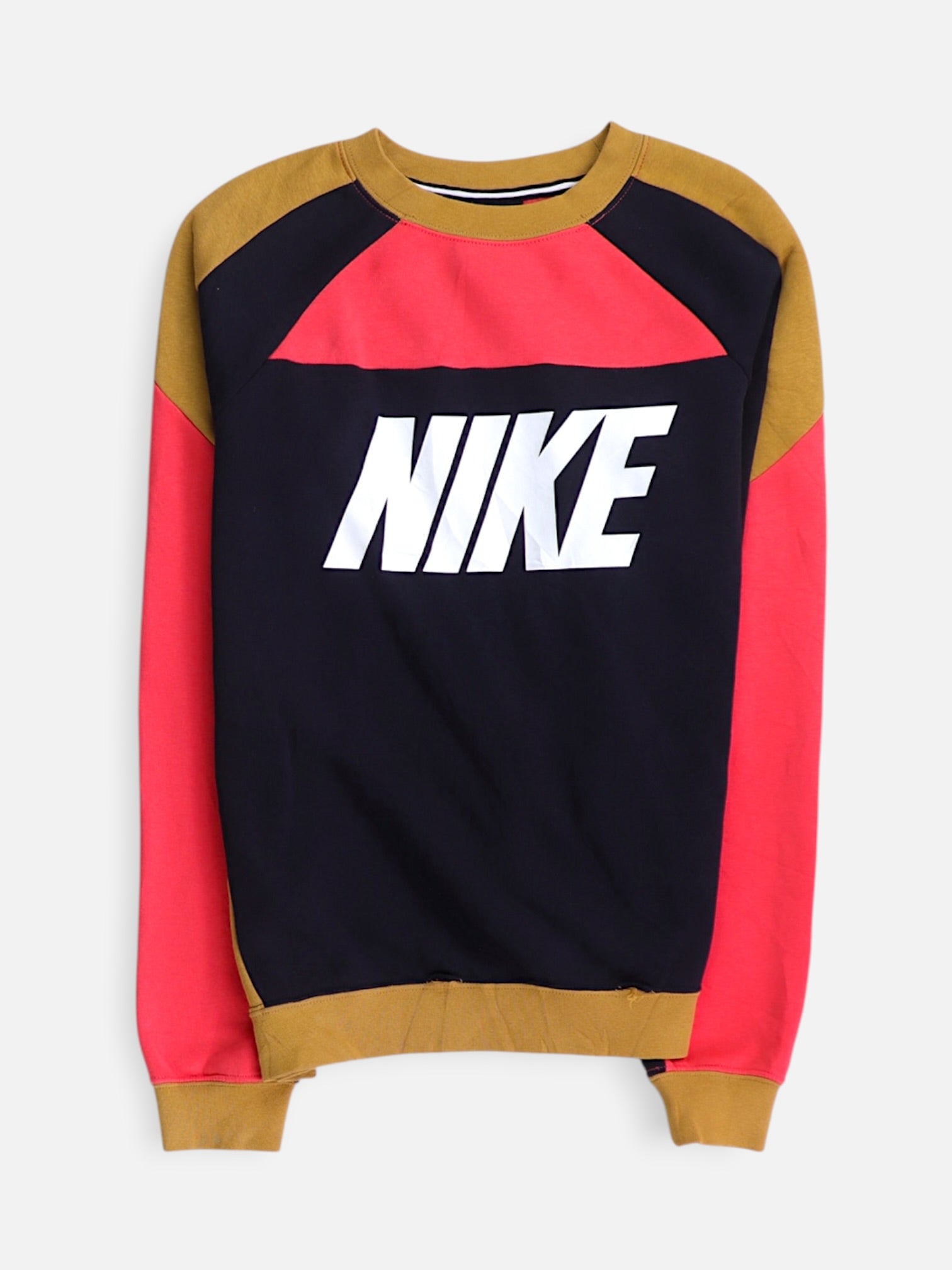 Nike Sudadera Sweatshirt Color Block - Mujer - Small