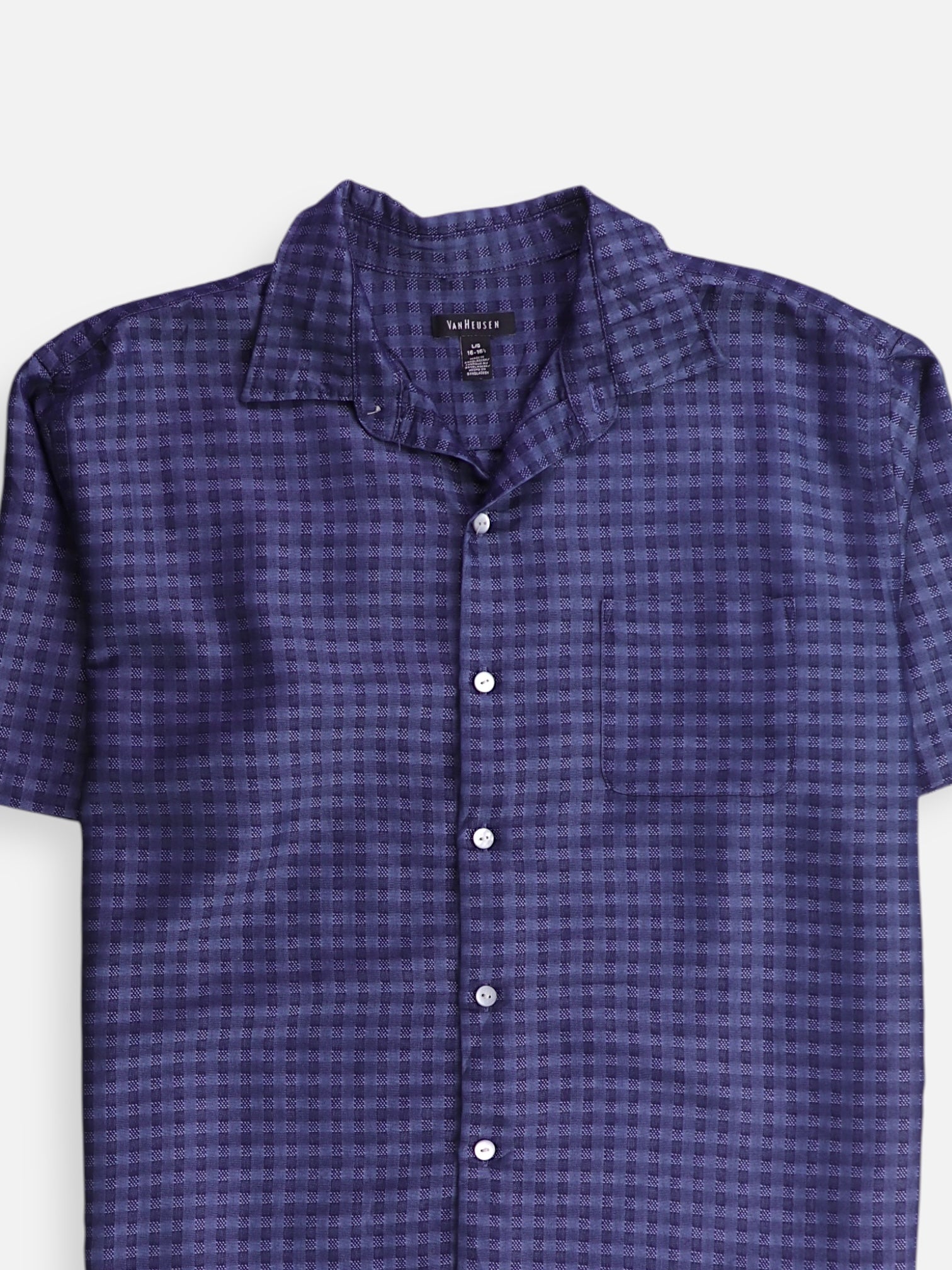 Van Heusen Camisa Casual - Hombre - Large