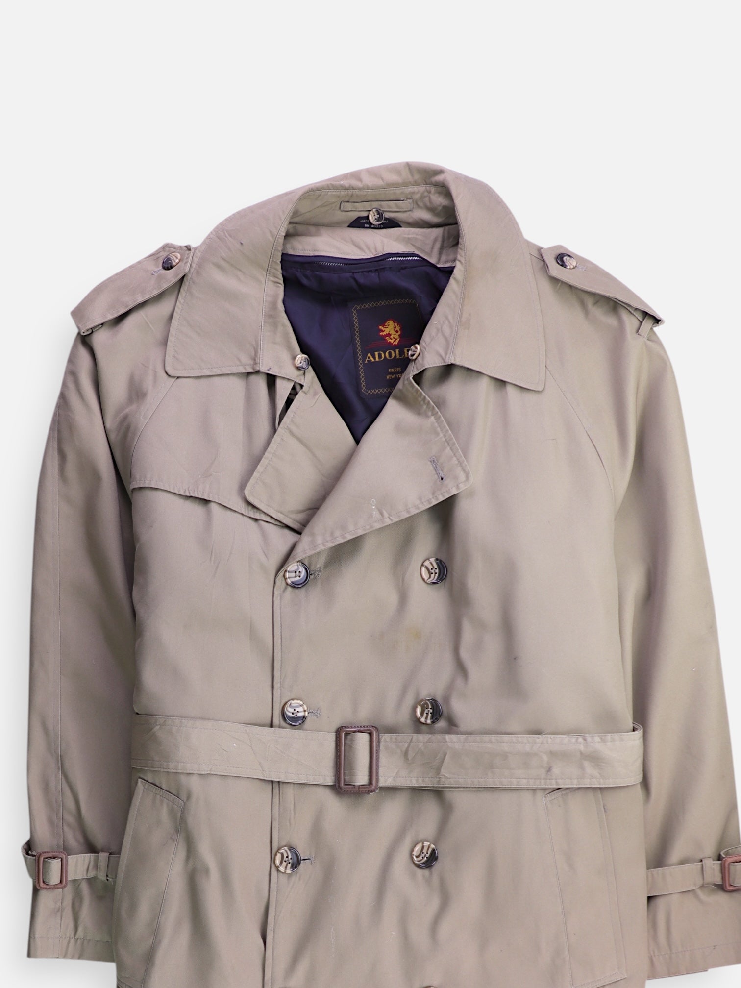 Abrigo Trench Coat Casual - Hombre - 44R