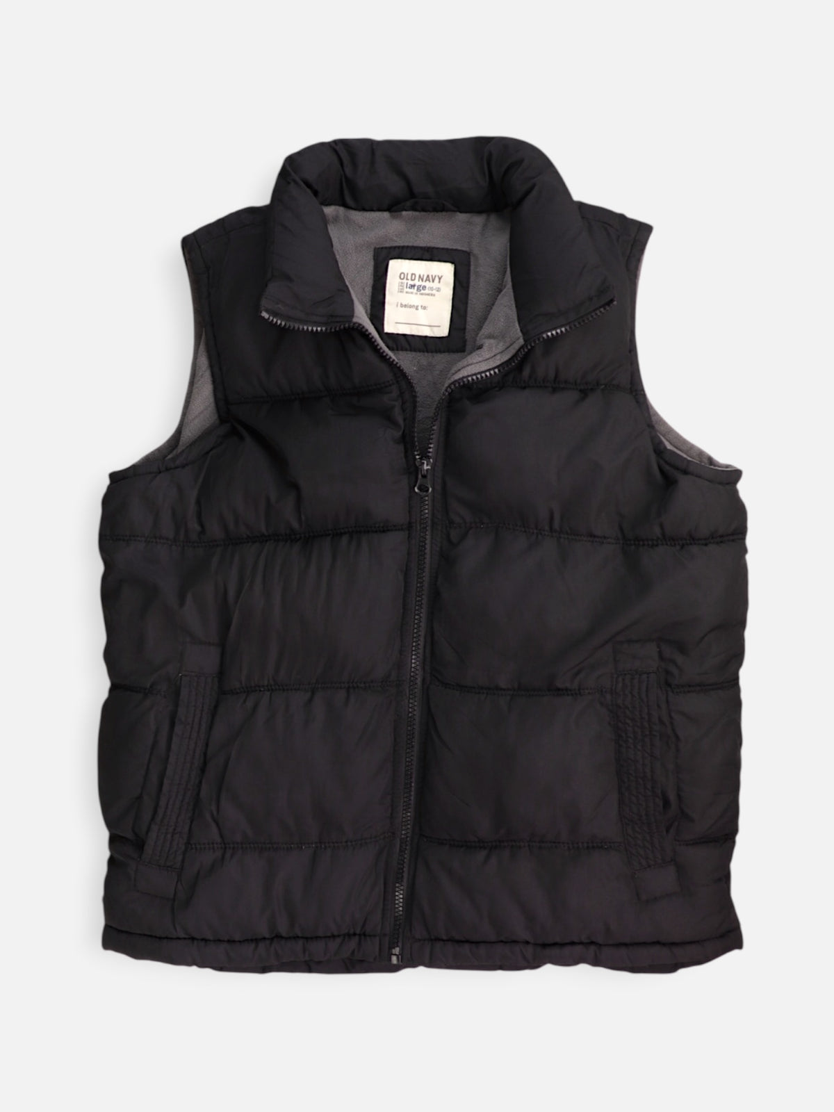 Old Navy Chaleco Puffer - Niña - Large - 10-12Y (Años)