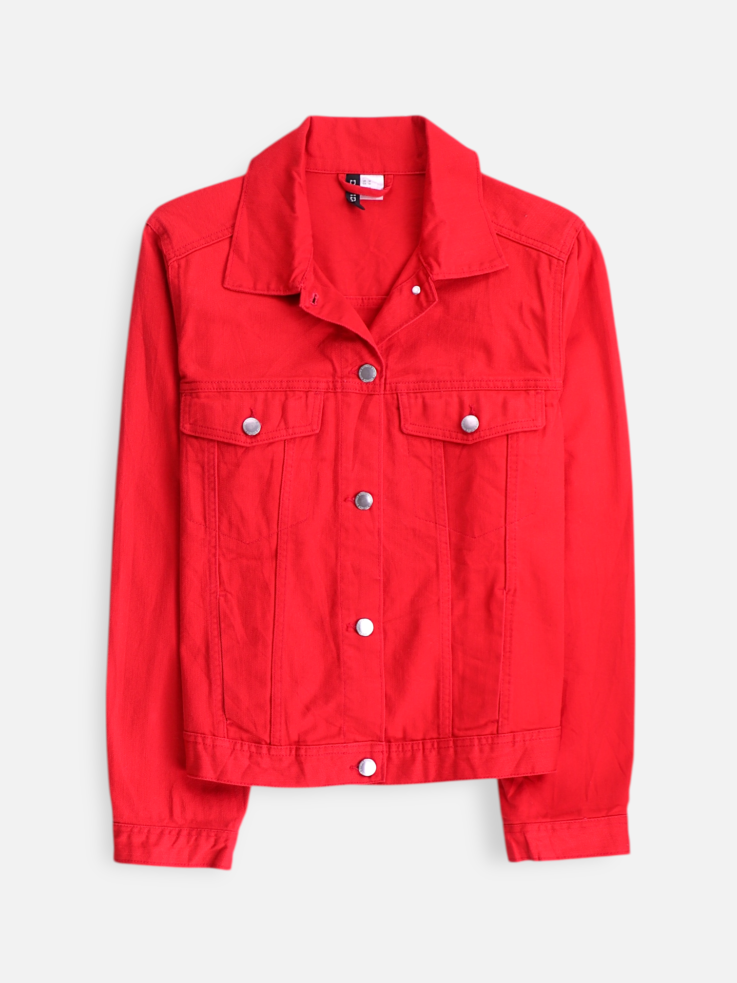 H&M Chaqueta Denim Basic - Mujer - Medium