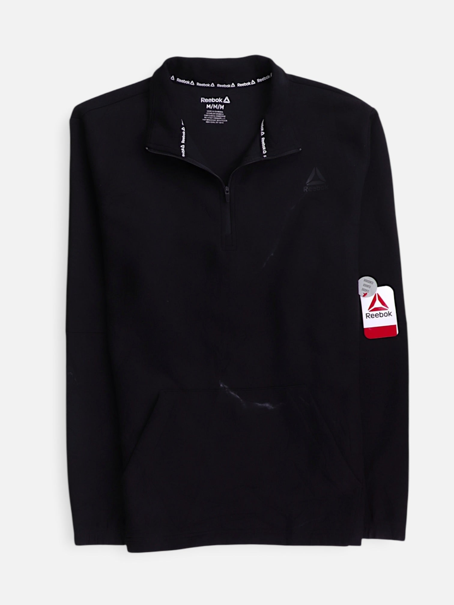 Reebok Sudadera Fleece Basic - Hombre - Medium