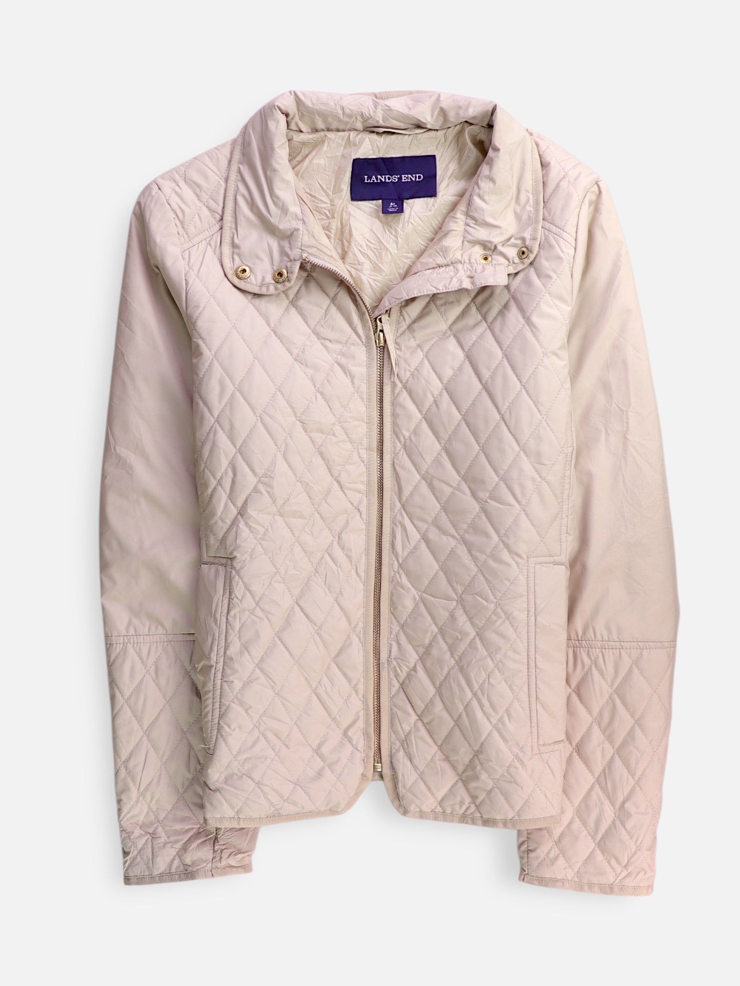 LANDS END Chaqueta Impermeable Fleece - Mujer - Medium