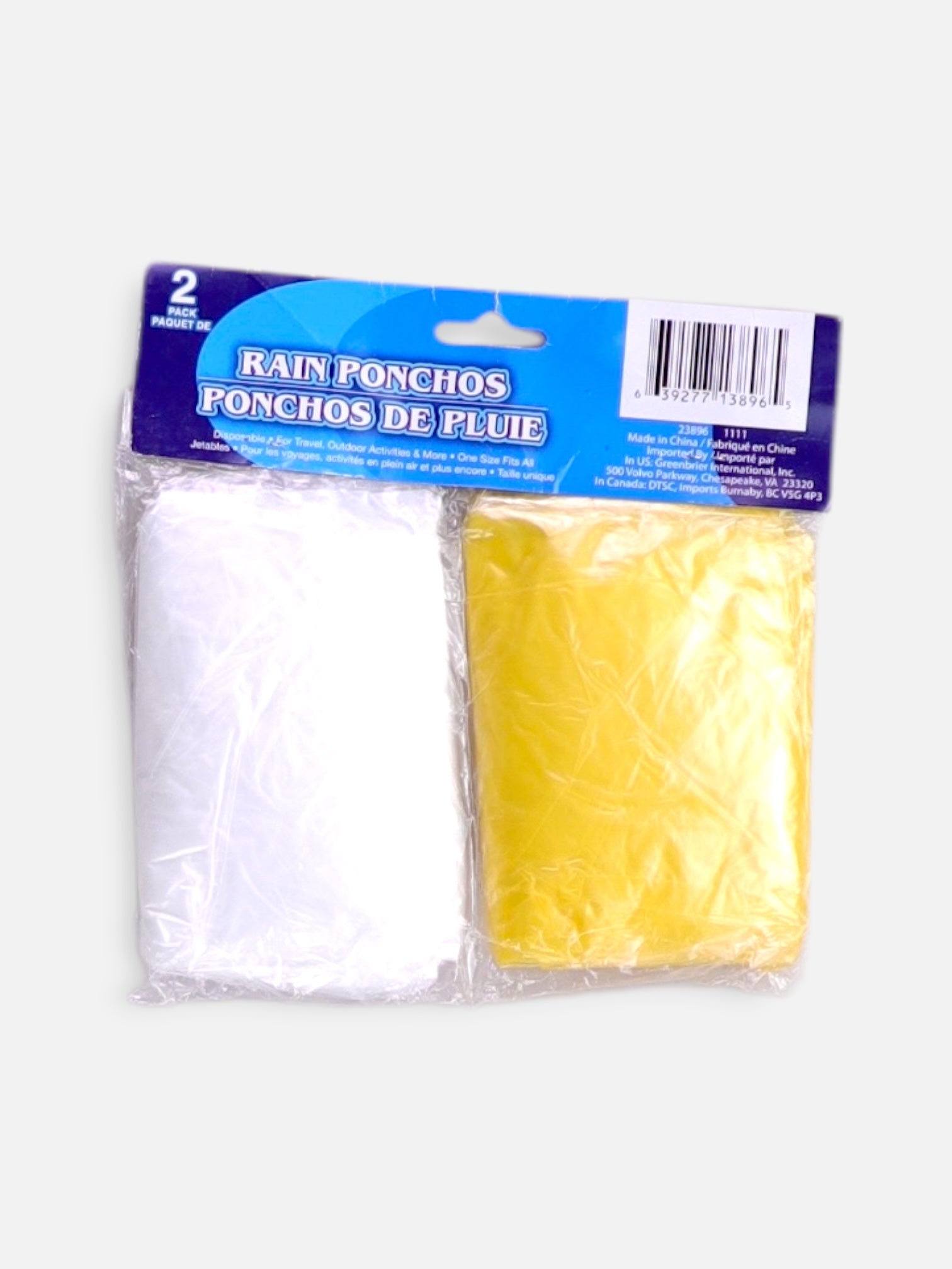 Ponchos de Lluvia - Unisex - Talla Única (One Size)