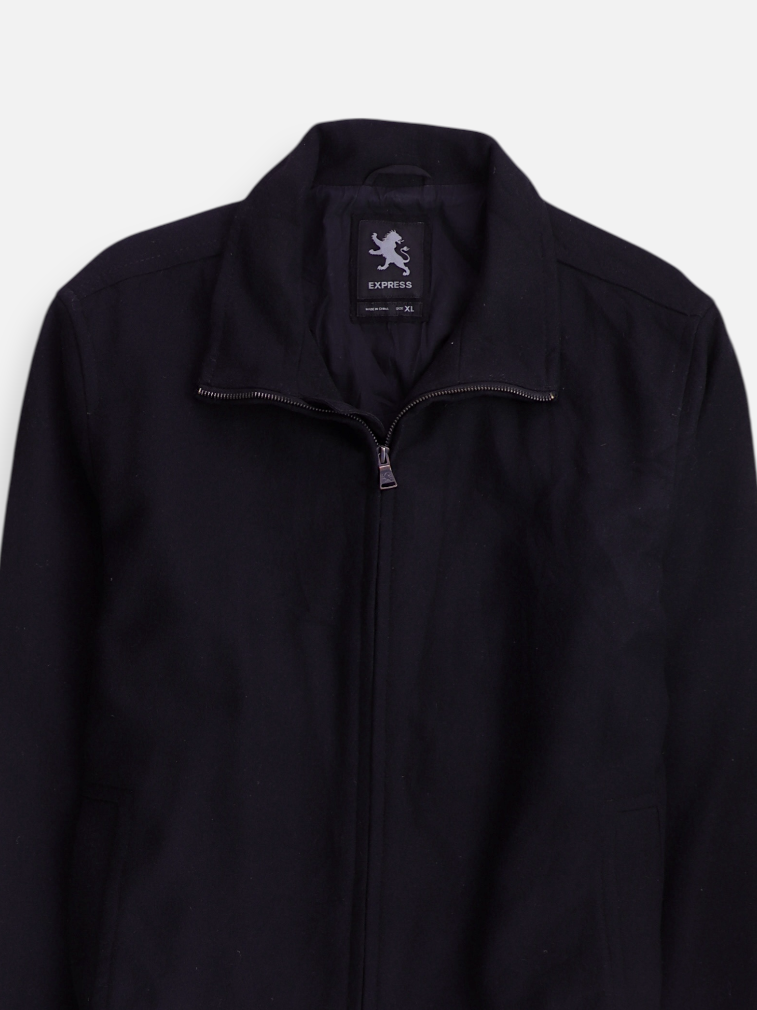 EXPRESS Chaqueta Casual Fleece - Hombre - XL