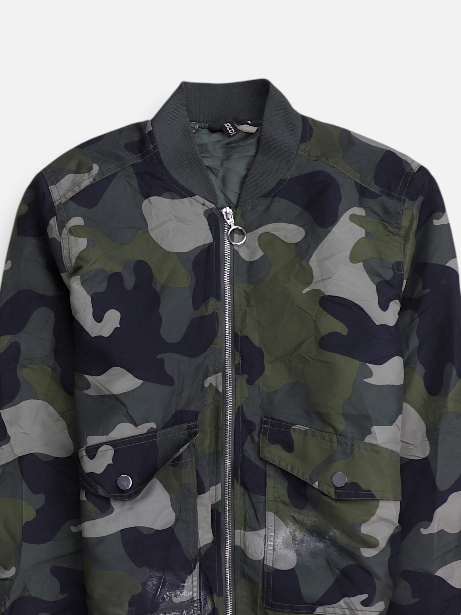 H&M Chaqueta Bomber Militar - Mujer - 8