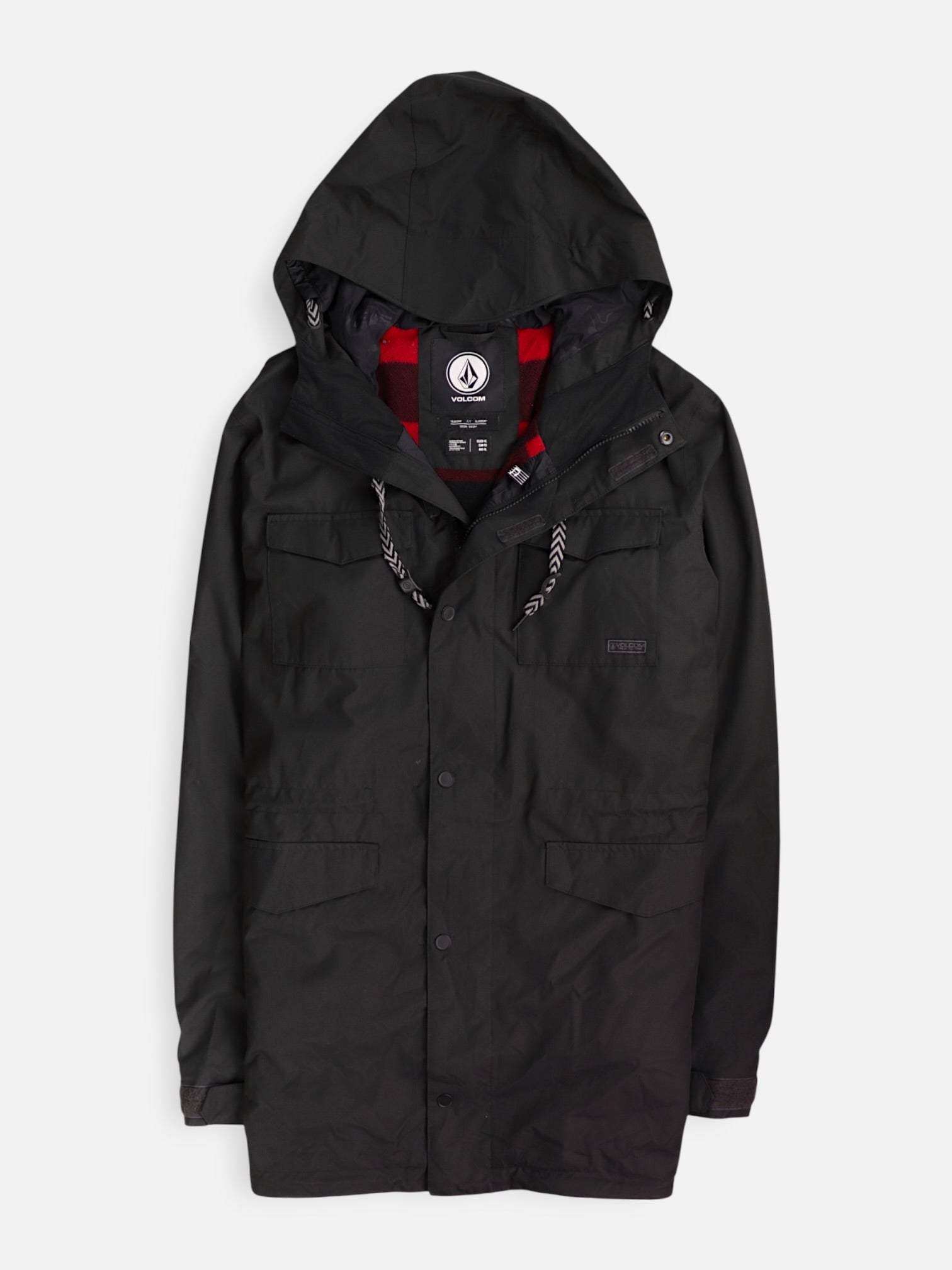 Volcom Chaqueta Impermeable Cazadora - Hombre - XL