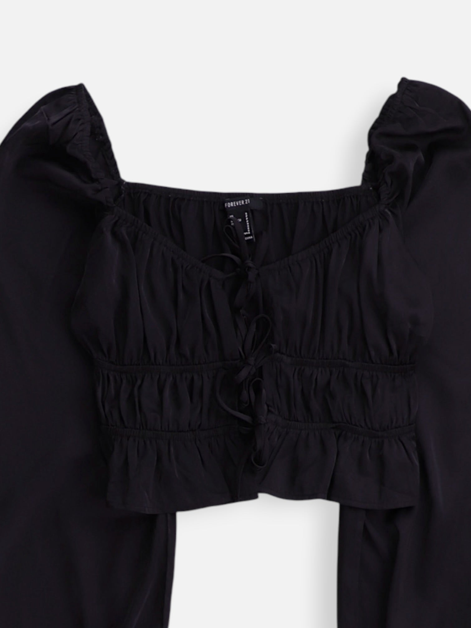Forever 21 Blusa Crop Top - Mujer - Small