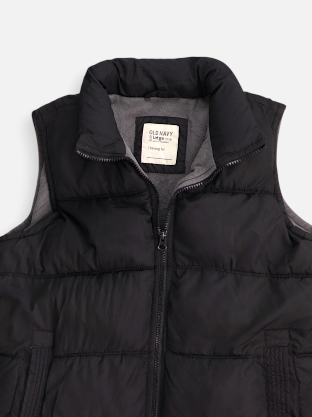 Old Navy Chaleco Puffer - Niña - Large - 10-12Y (Años)