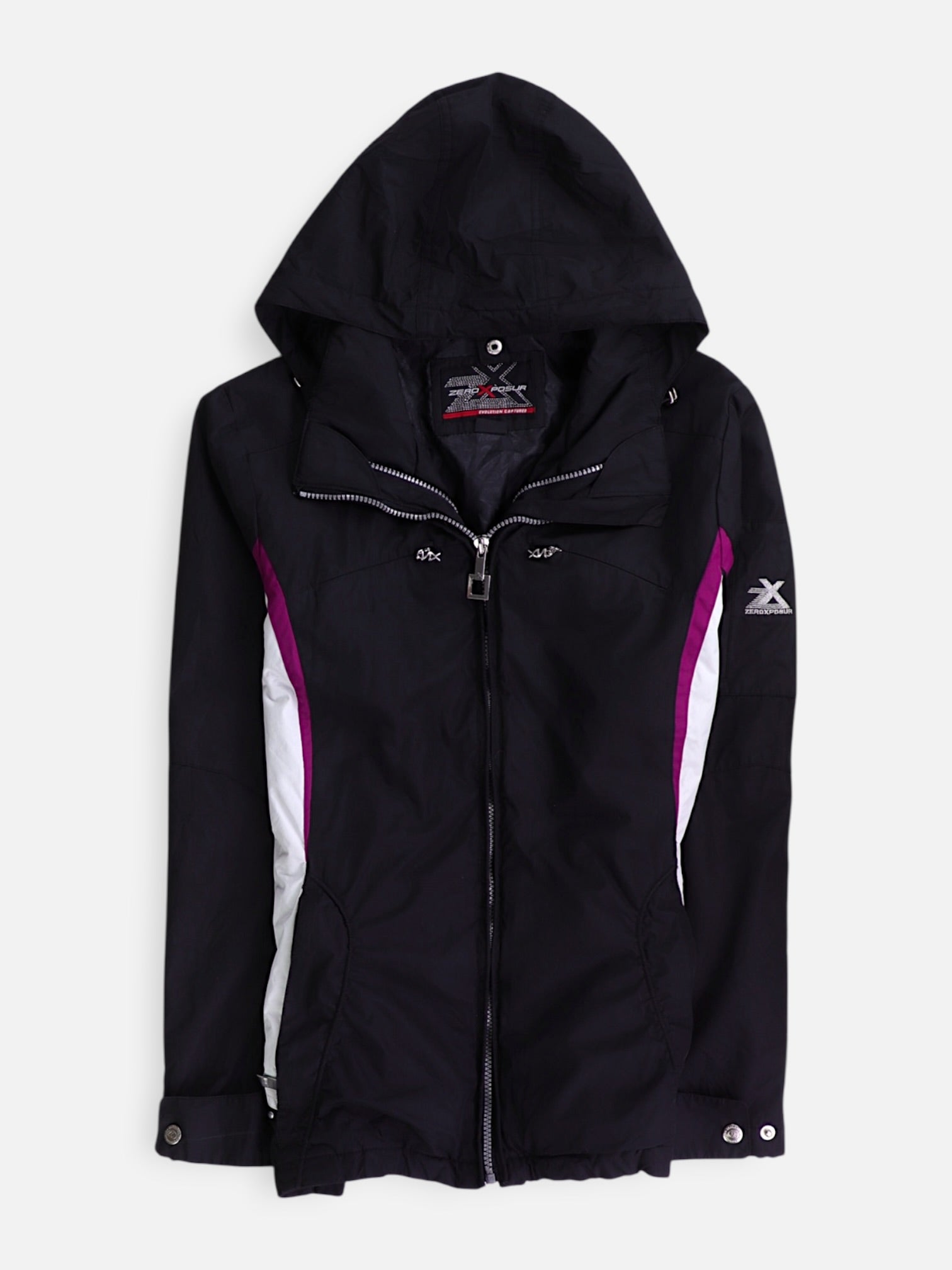 ZERO X POSUR Chaqueta Impermeable Color Block - Mujer - Medium