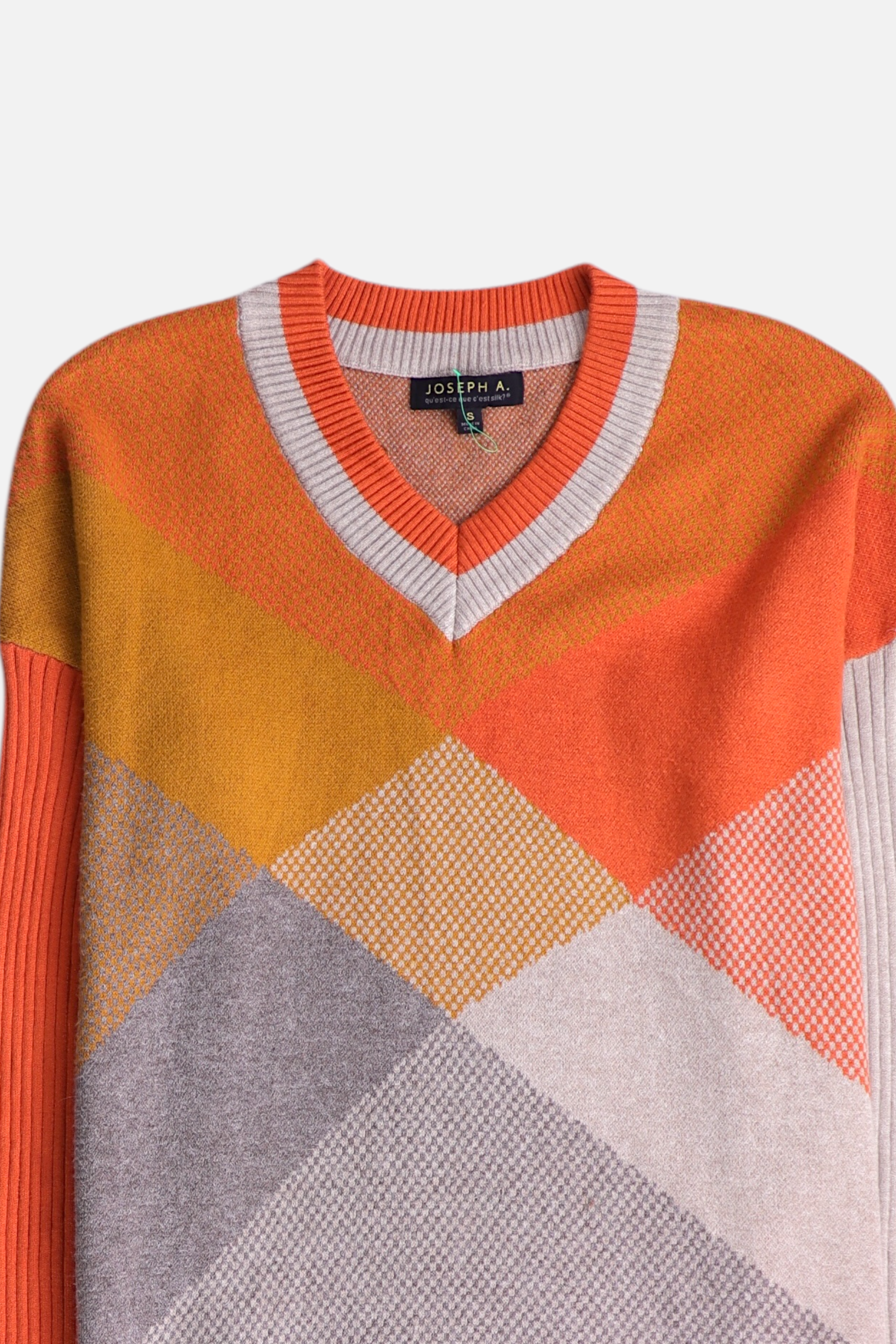 Sueter Knit Color Block - Mujer - Small