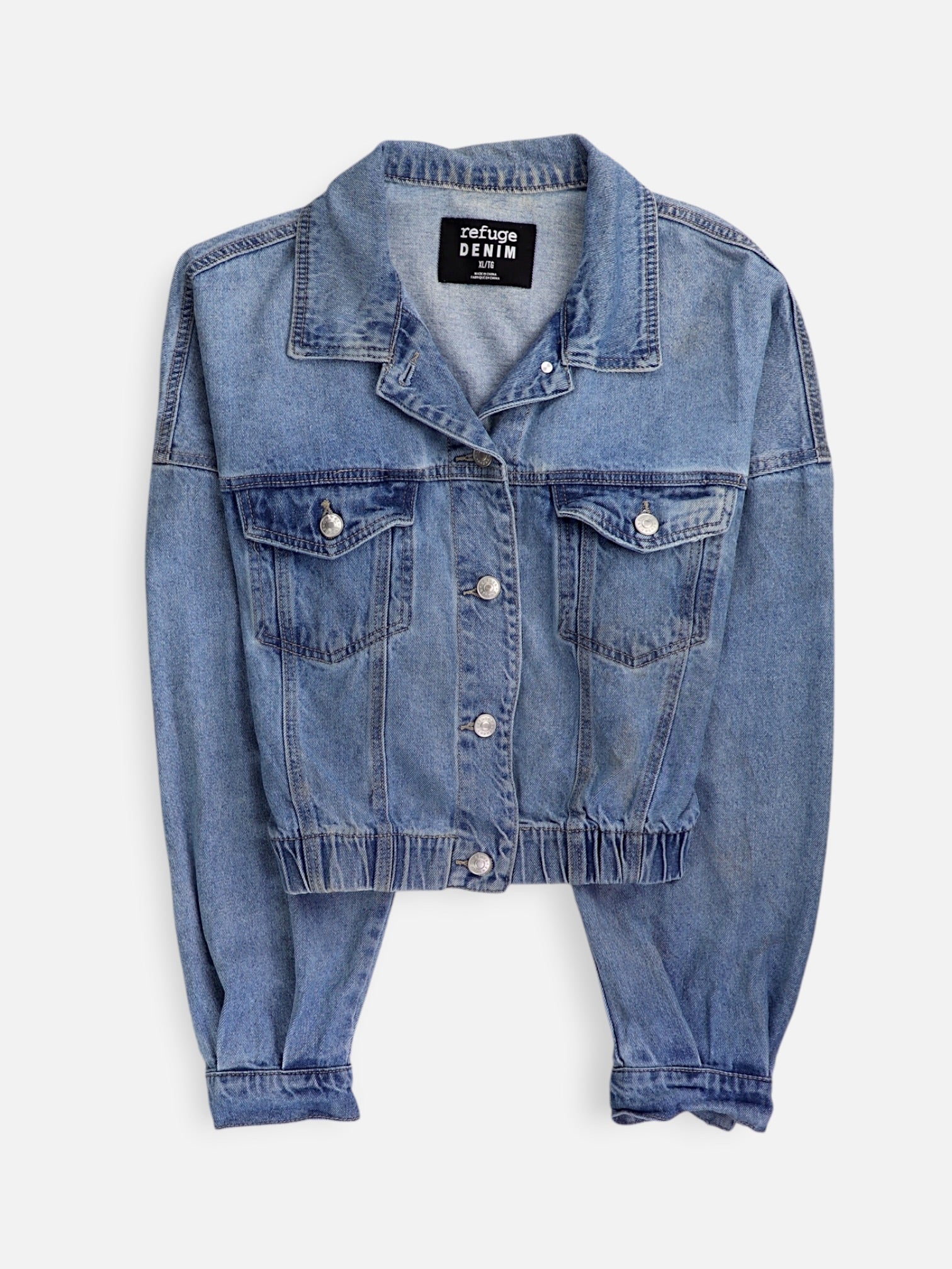 Chaqueta Denim Crop Top - Mujer - XL