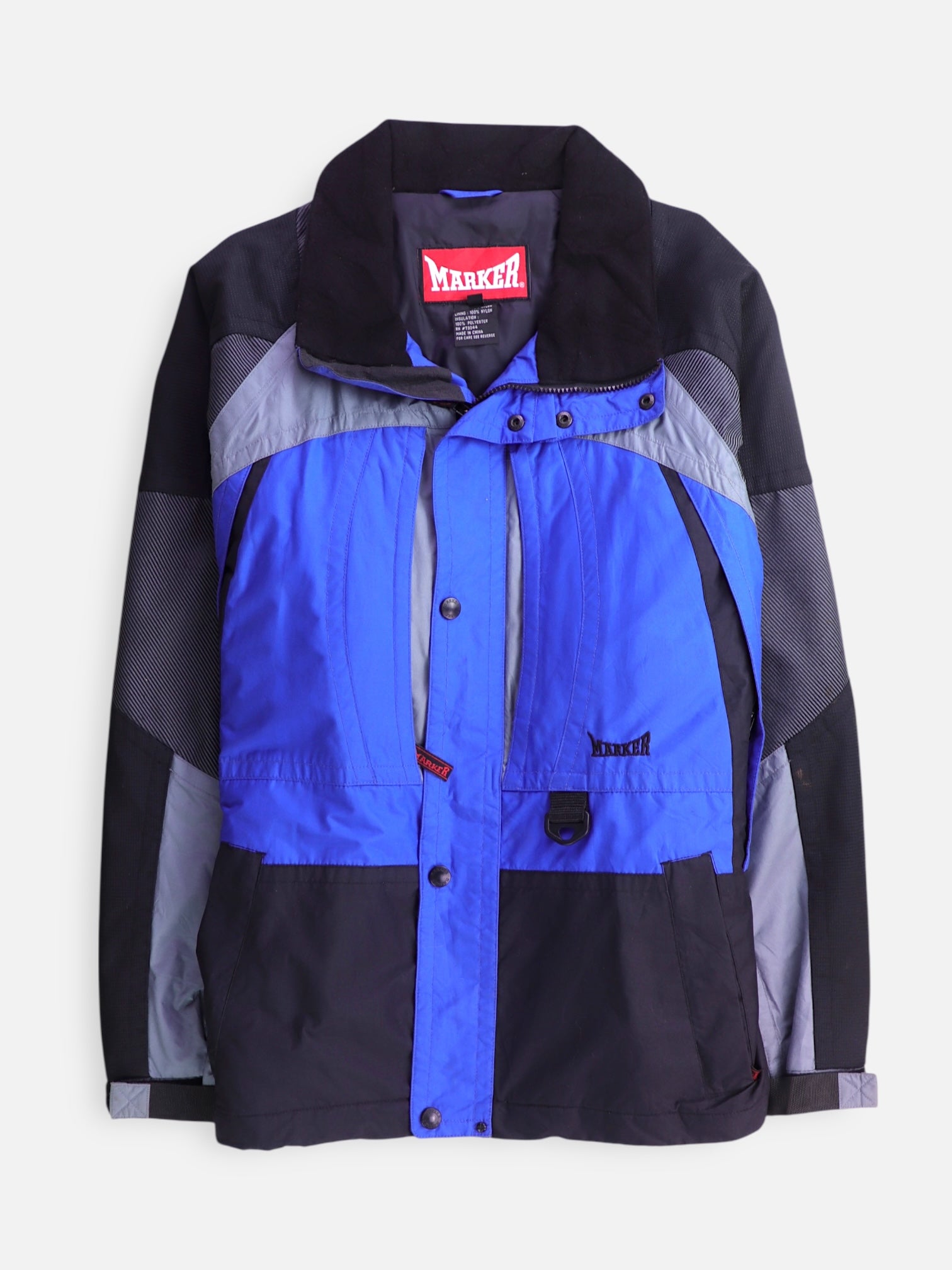 Chaqueta Impermeable Color Block - Hombre - Medium