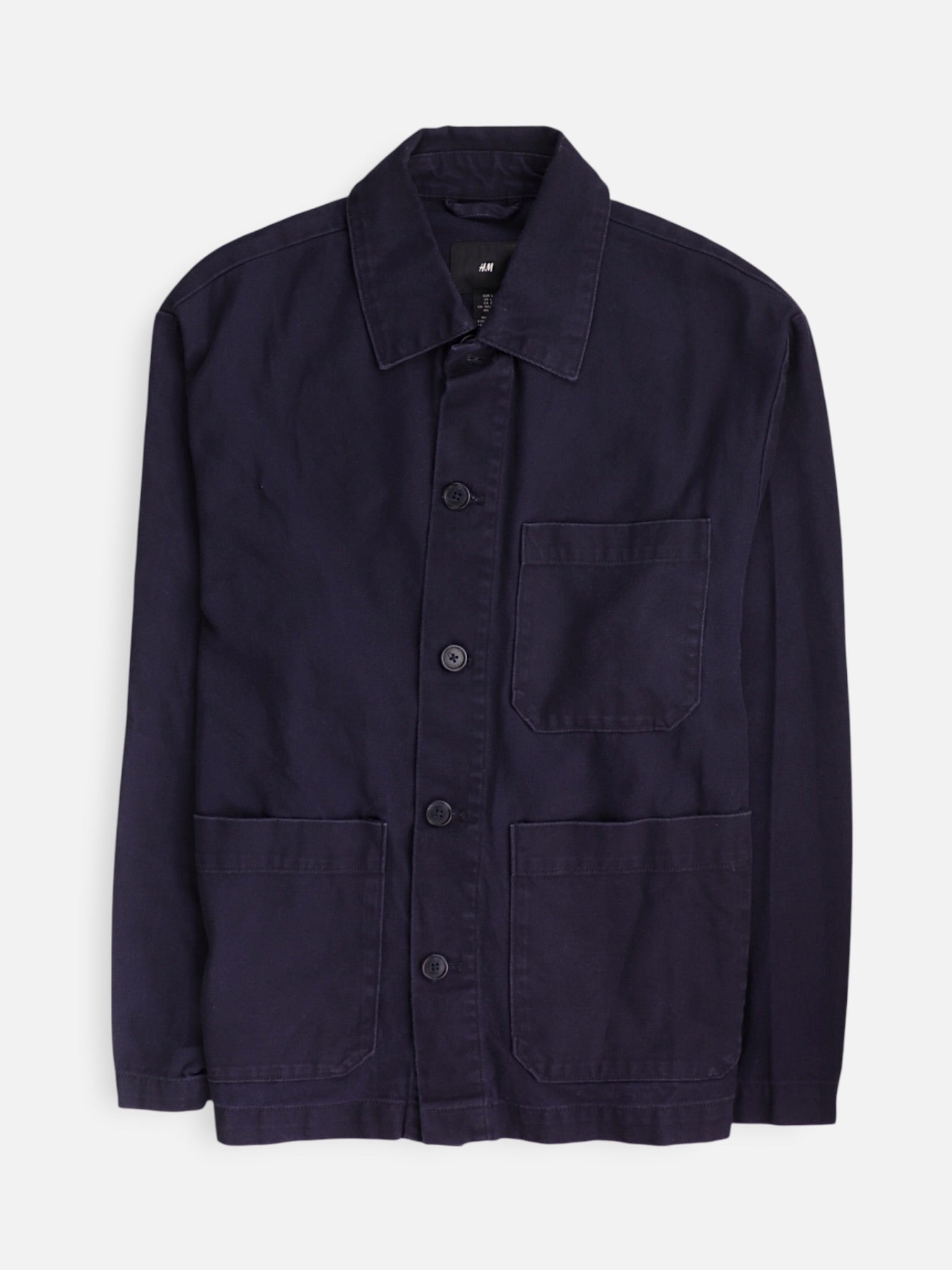 H&M Chaqueta Sobrecamisa Basic - Hombre - Large