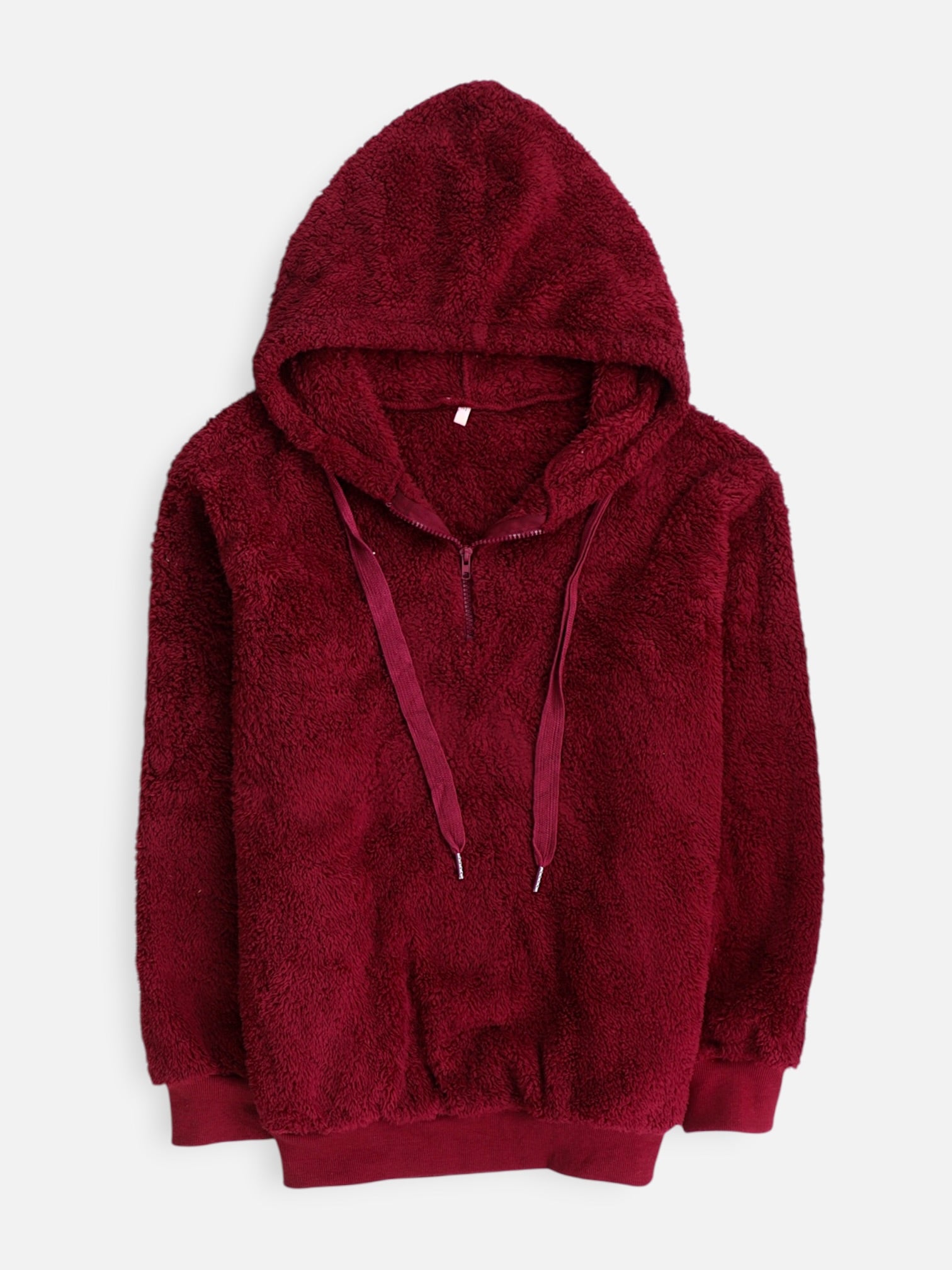 Sudadera Hoodie Teddy - Hombre - Medium