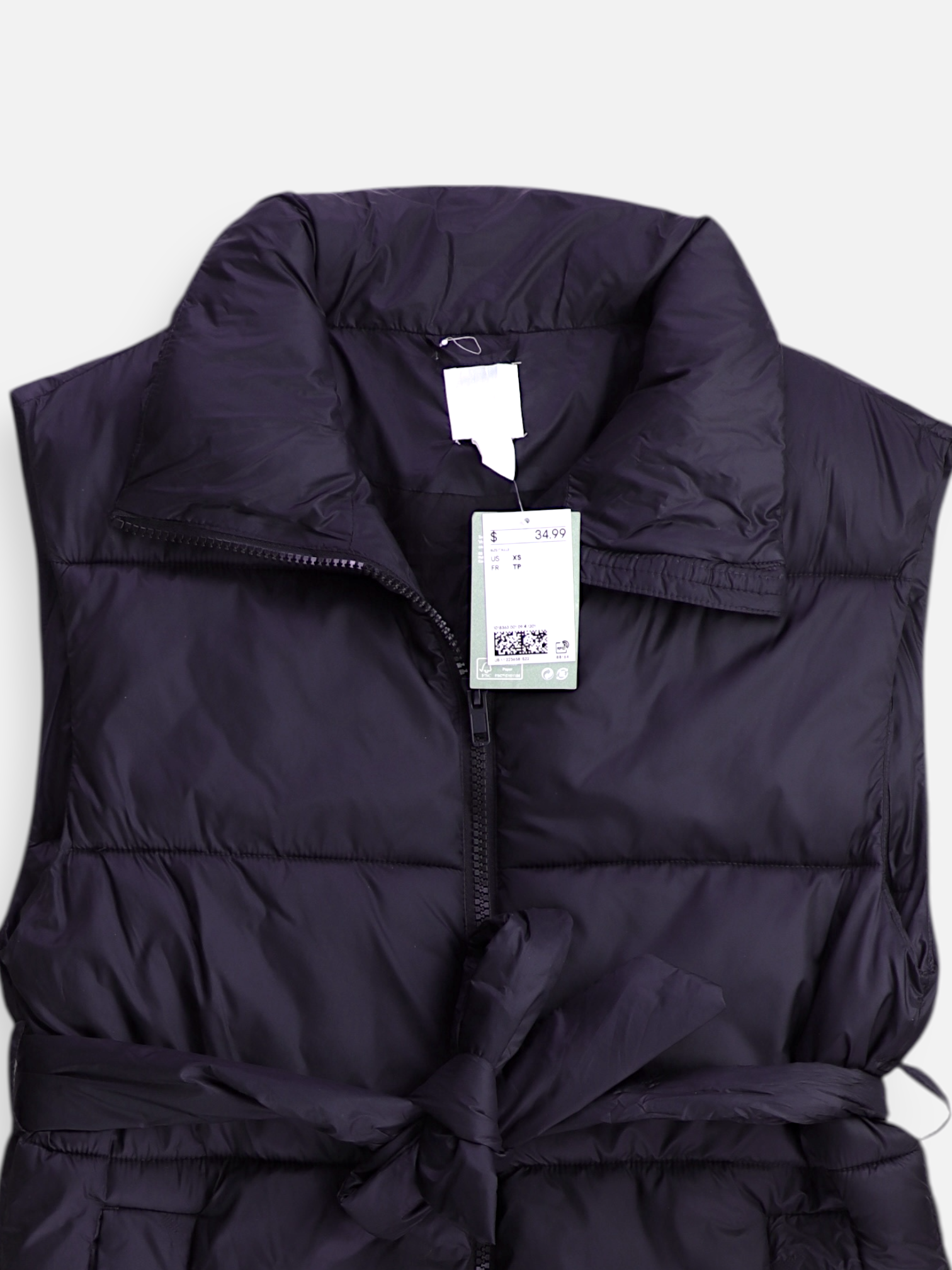 H&M Chaleco Puffer - Mujer - XS