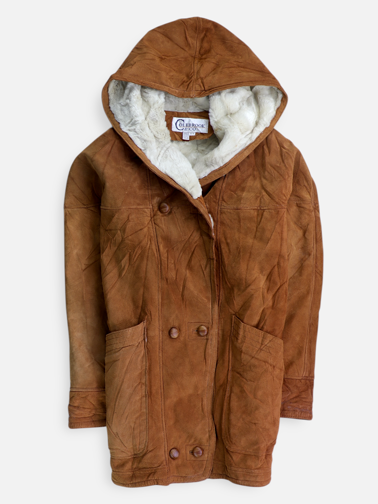 Abrigo Casual Suede - Hombre - Medium