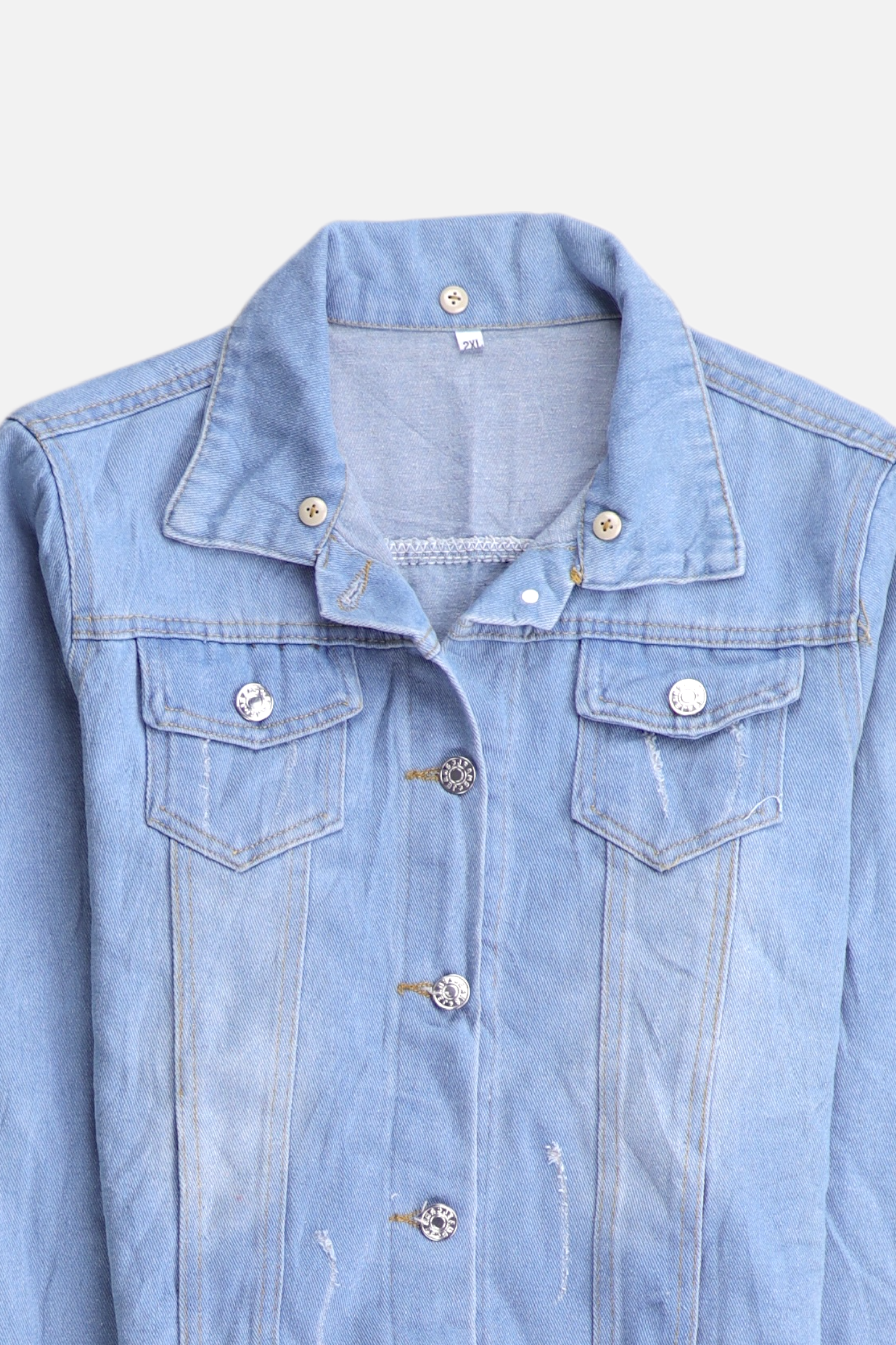 Chaqueta Denim Basic - Niña - 2XL - 12-13Y (Años)