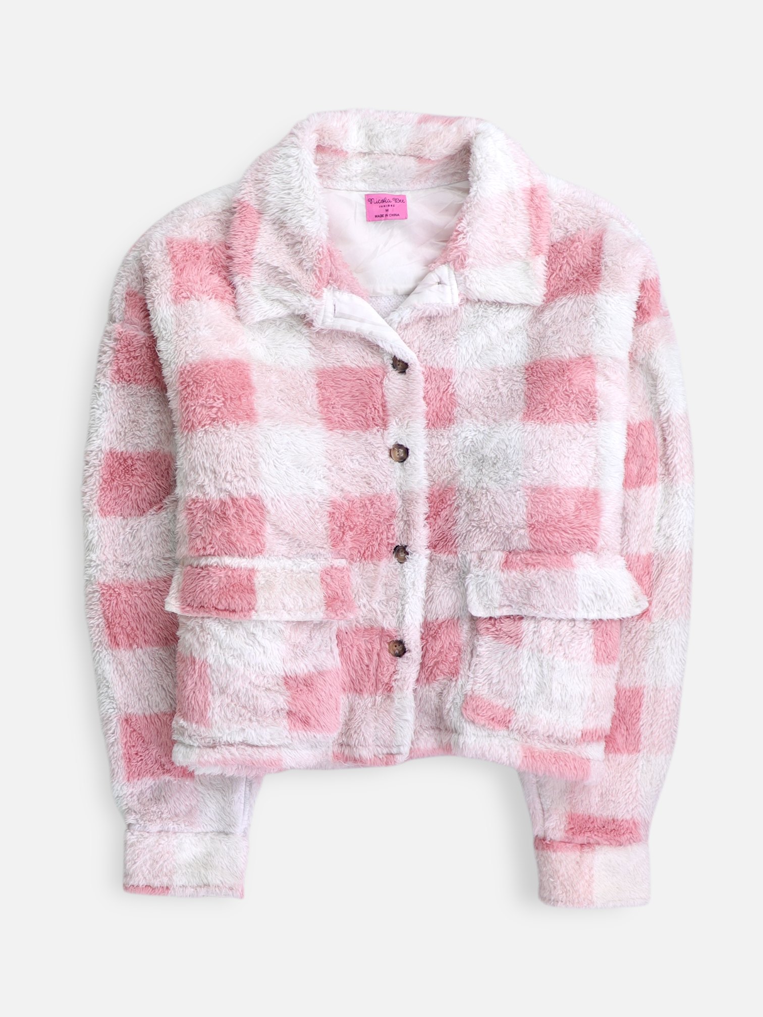 Chaqueta Sobrecamisa Teddy - Mujer - Medium