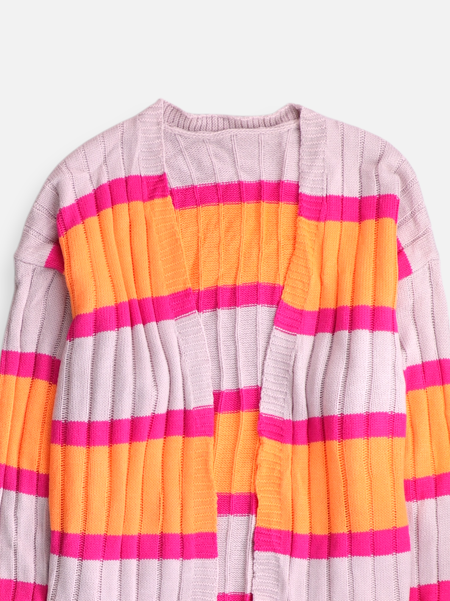 Sueter Cardigan Color Block - Mujer - N/A