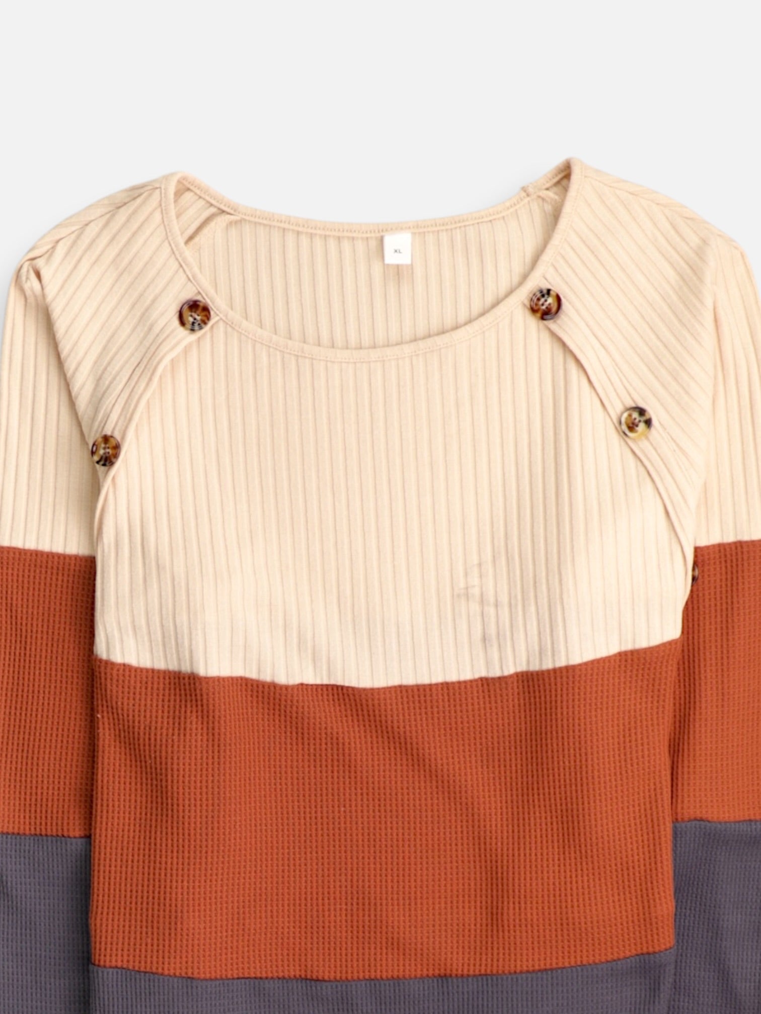 Blusa Color Block - Mujer - XL