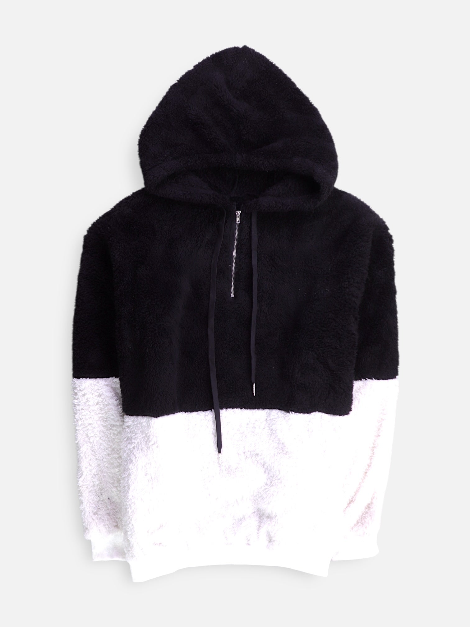 Sudadera Hoodie Teddy - Hombre - Large