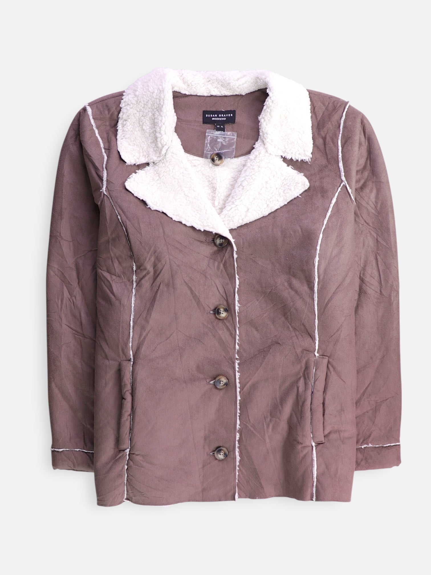 Chaqueta Casual Fleece - Mujer - XL